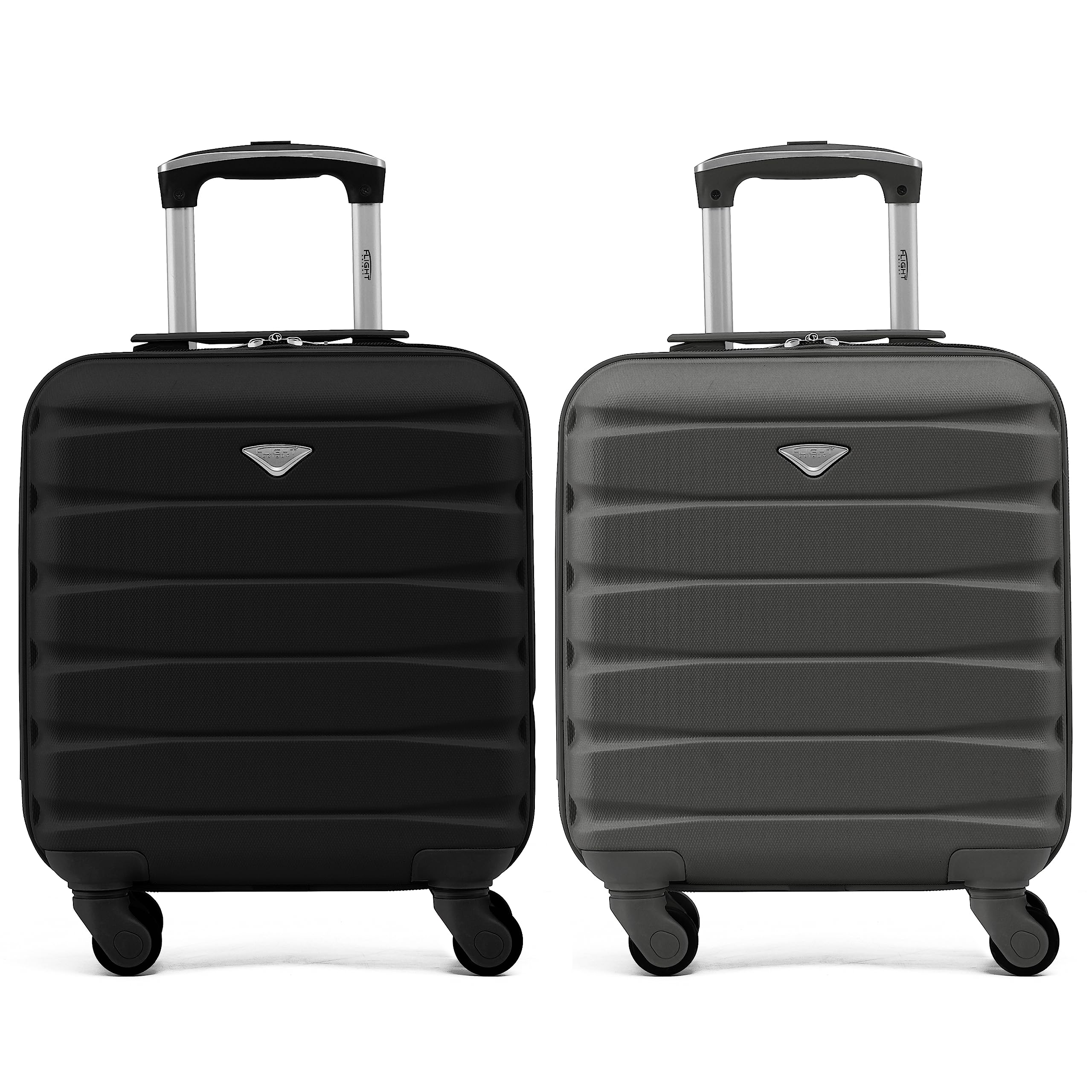 Flight Knight Suitcase Set of 2 Lightweight 4 Wheel ABS Hard Case Cabin Carry On Hand Luggage Approved for Over 100 Airlines Including easyJet, British Airways, Ryanair & Many More 55x35x20cm — view 42