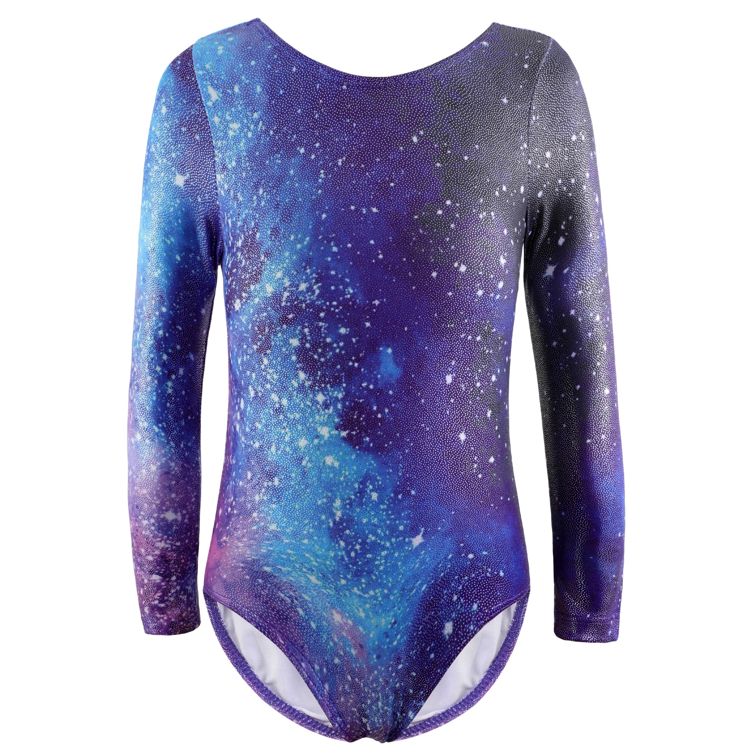 XiaoMoShaKids Girls Gymnastics Leotard Gradient Color Leotard Sleeveless Long Sleeve Leotard Dance Ballet Gym Outfit 3-14 Years