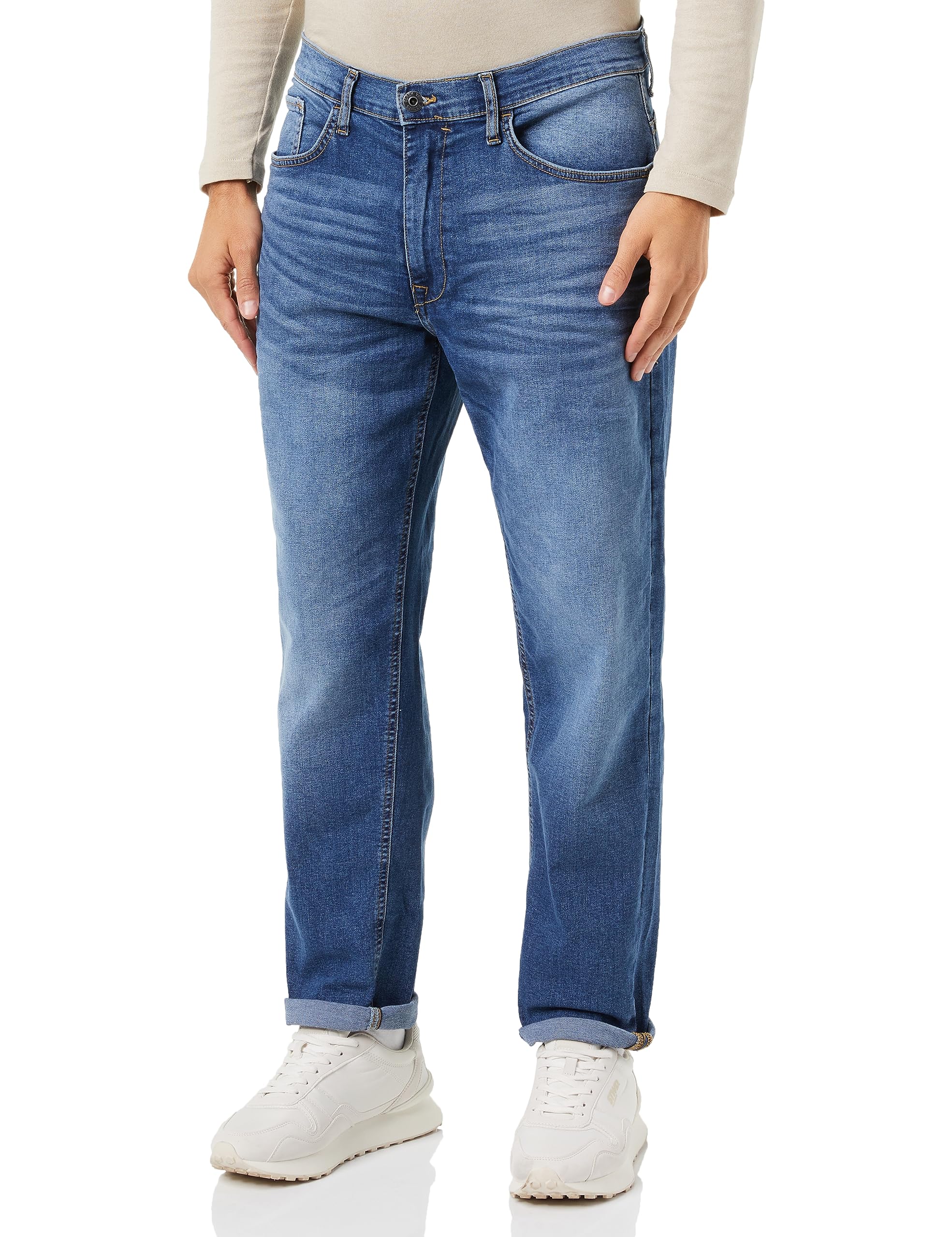 Blend Men's Thunder Fit Jeans, 200291/Denim Middle Blue, 36 W/32 L