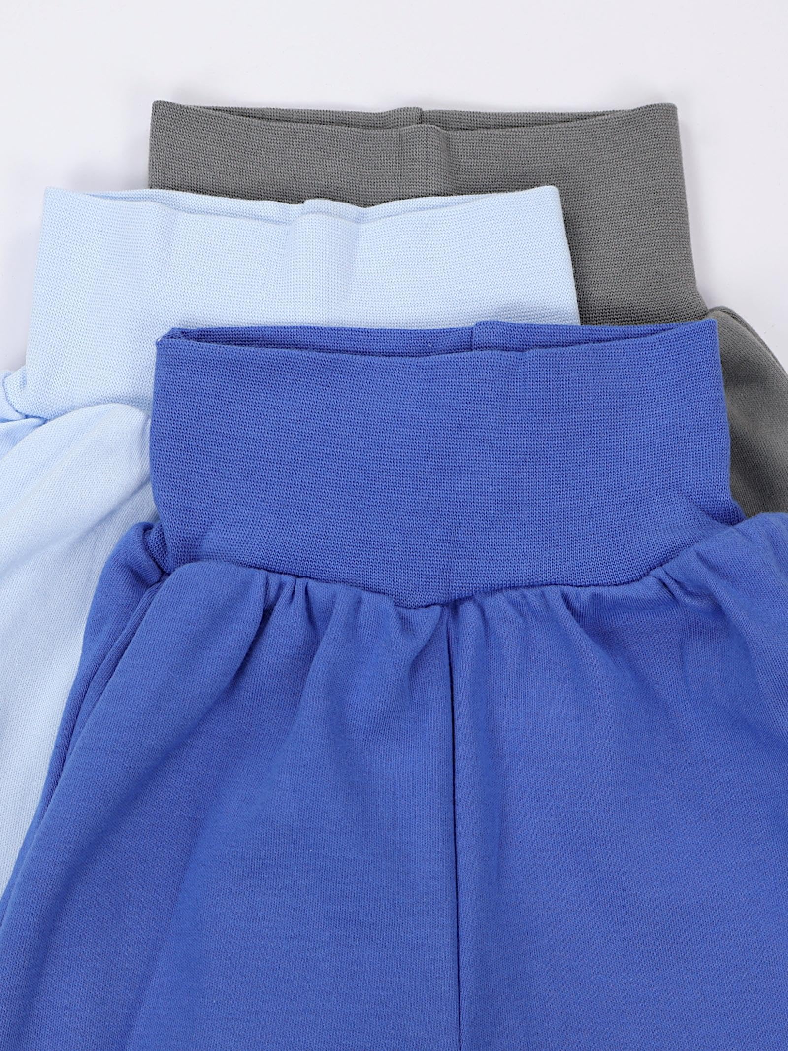 TupTam Pantalon Bébé Garçon avec Pieds 3 Pièces – Pantalon Bébé Confortable en Coton Doux