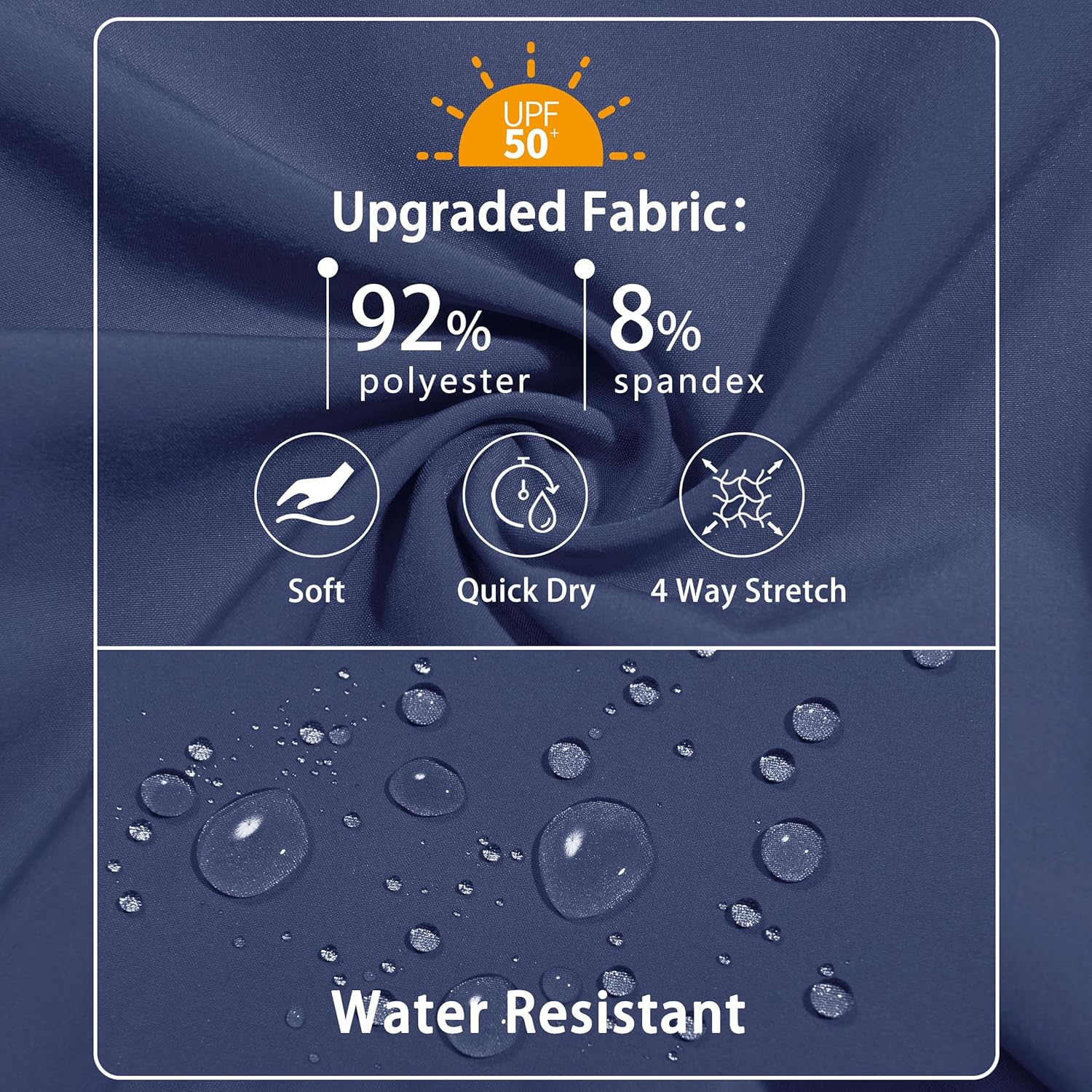 Women's High Waisted Athletic Shorts 4" High Rise Running Workout Gym Quick Dry Tummy Control Short with Zipper Pockets - Image 5