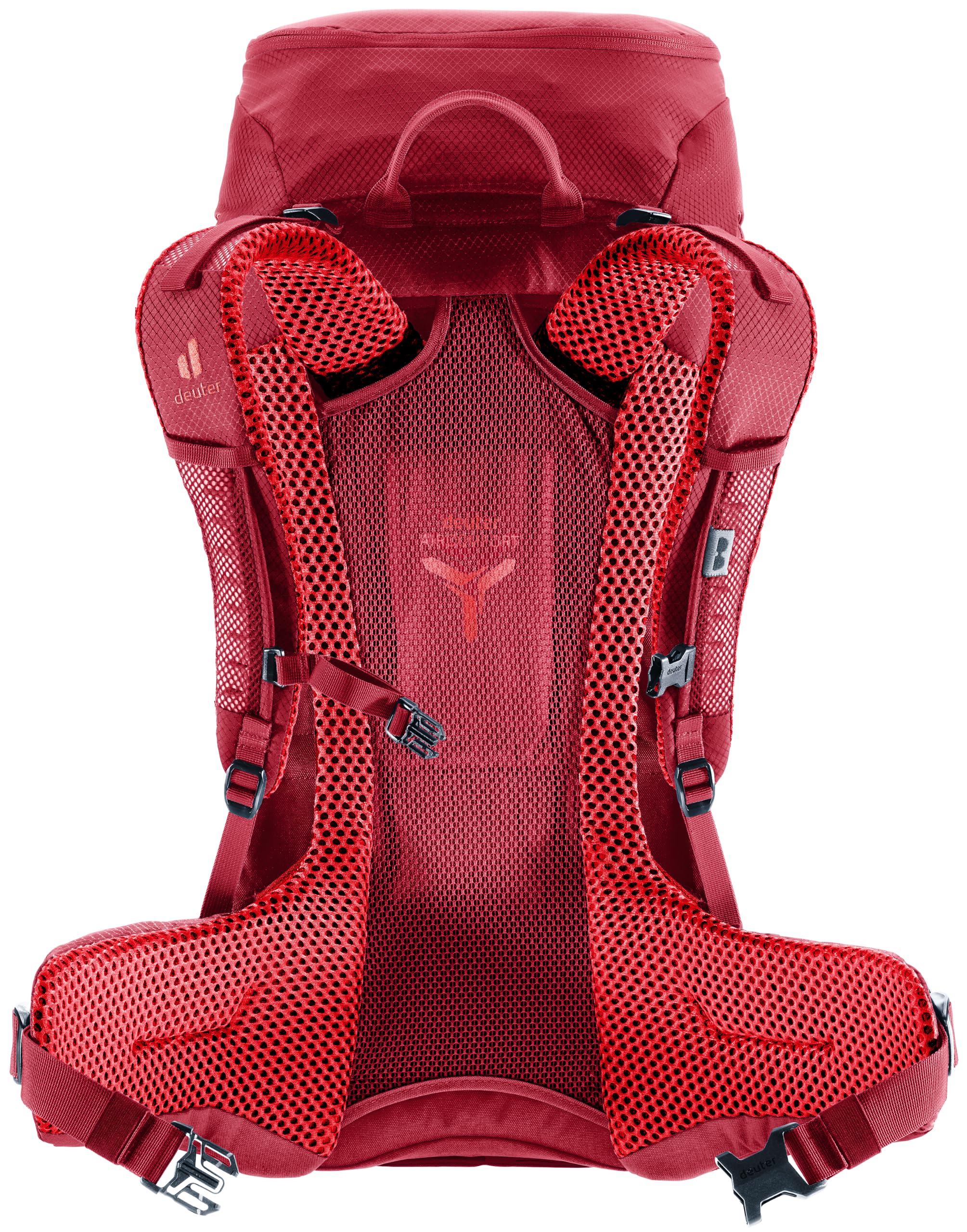 Deuter Futura 26 Mochila de senderismo con espalda de malla y funda para la lluvia