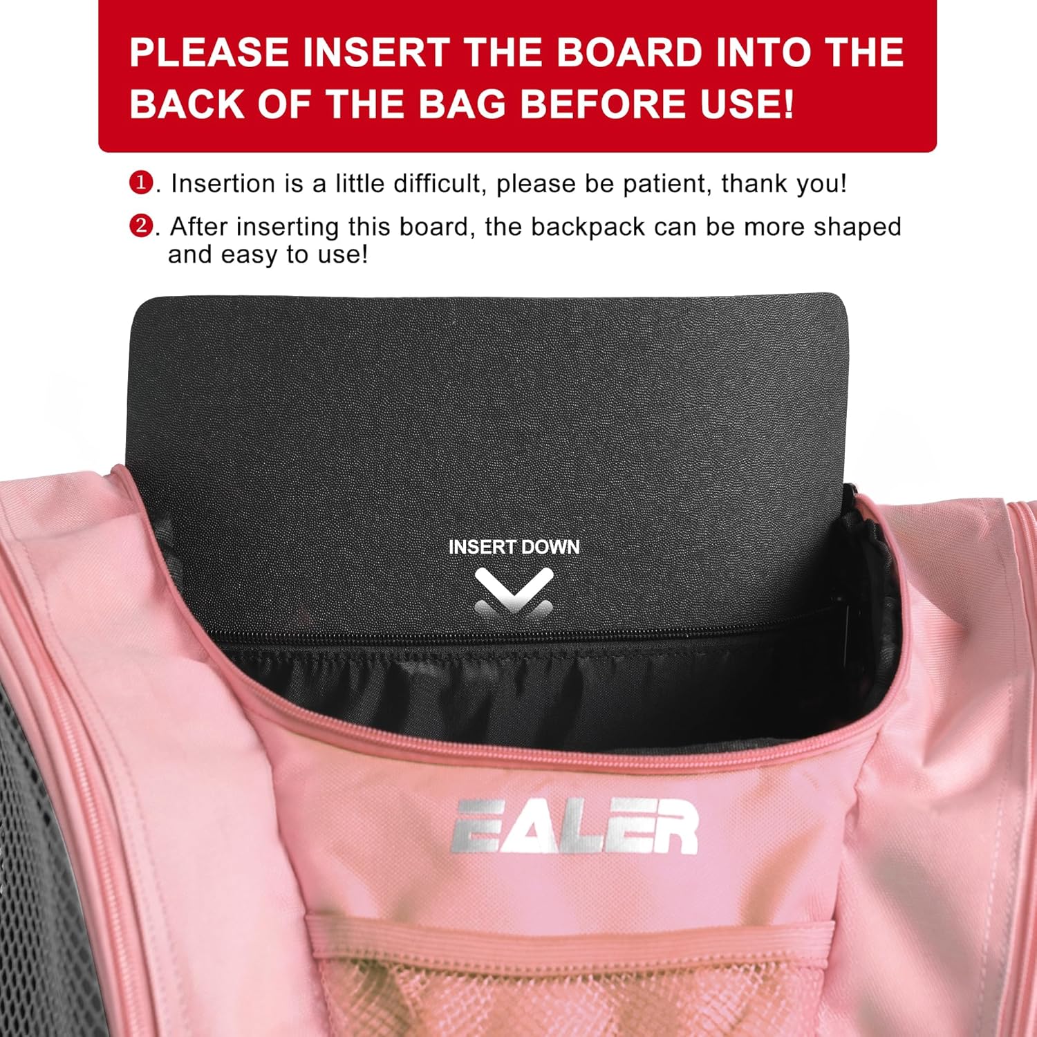 EALER SBH202 Ice Skate Bag Ice Skating Backpack, Roller Skates Ski Boot Bag, Ice & Inline Skate Bag - Large Capacity Waterproof Protective Gear