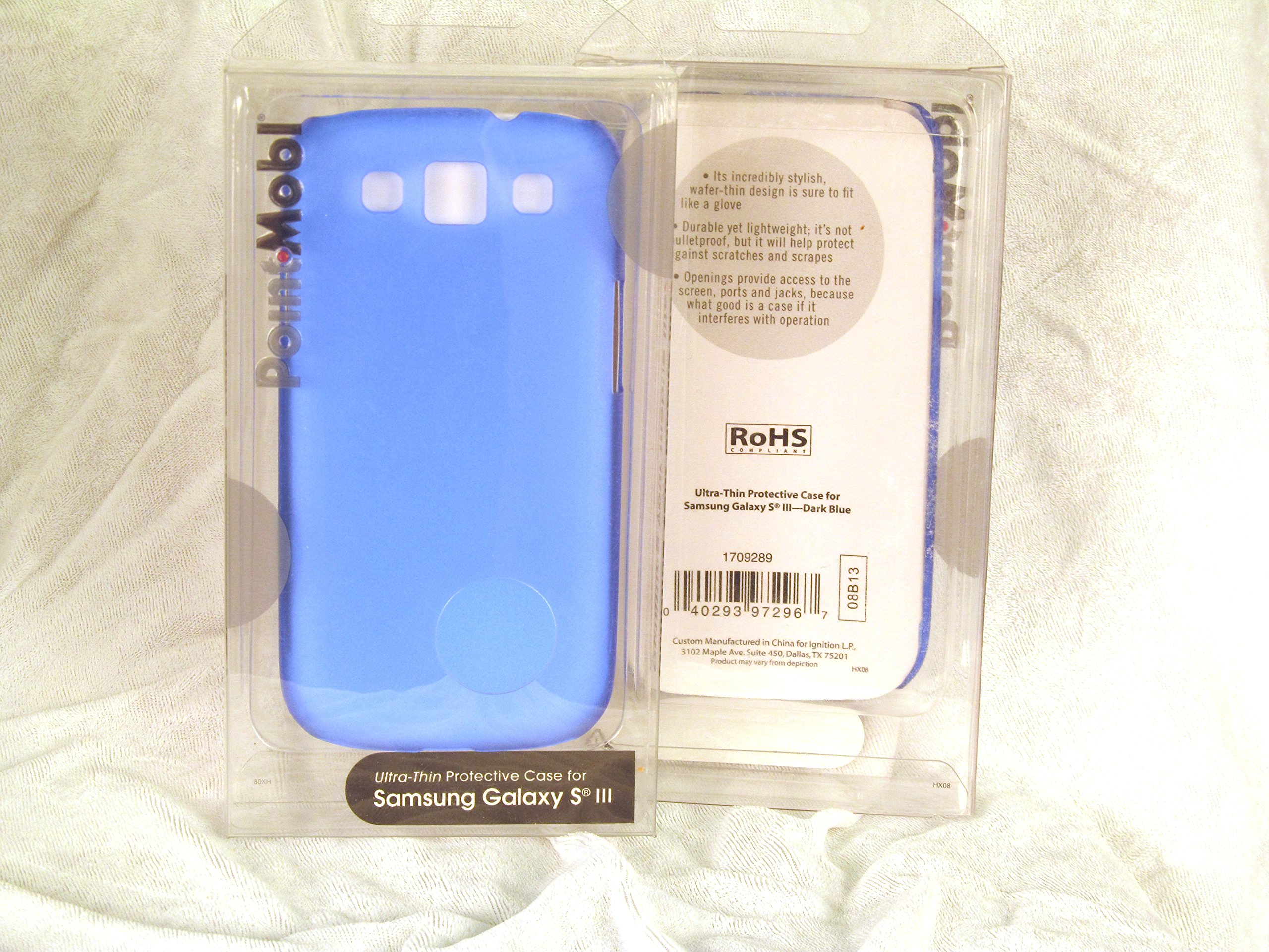 POINTMOBL ULTRATHIN PC CASE FOR SAMSUNG GALAXY S3 (Blue)