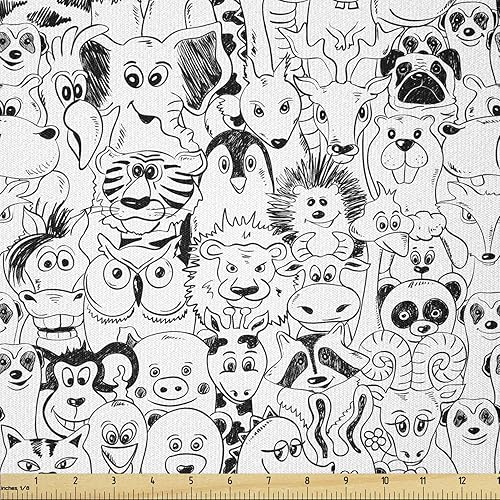 Vista 55 de Lunarable The Yard, tela de dulces de la yarda, deliciosos macarrones, magdalenas, magdalenas, azúcar, sabroso, delicioso, acuarela, tela