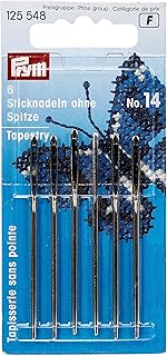 Prym 125548 Sticknadeln ohne Sp. ST 14 1,90 x 60 mm silberfarbig, Silber