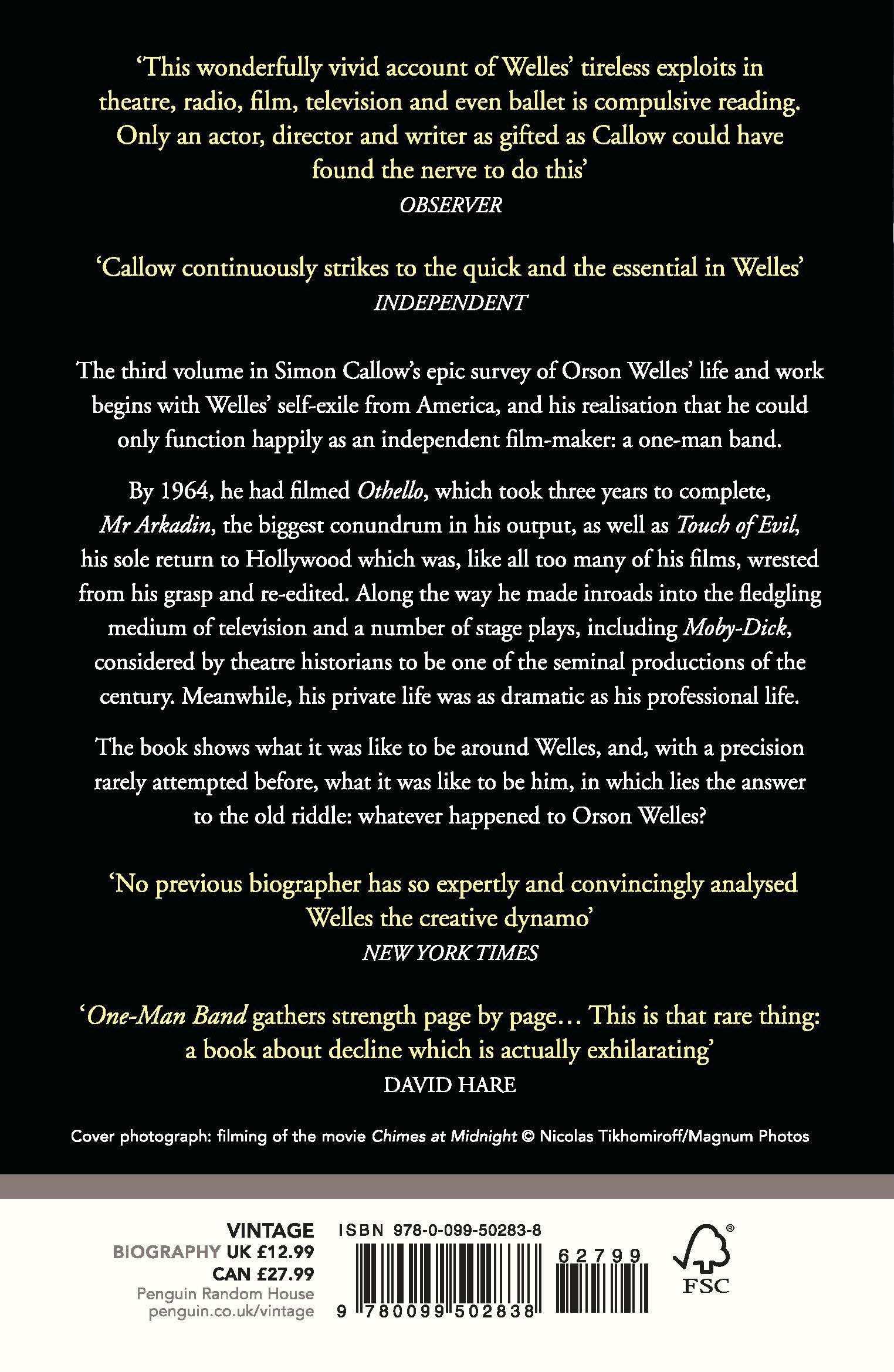 Orson Welles, Volume 3: One-Man Band (Orson Welles Biographies, 5)