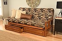 Vista 93 de MFD Futón Montana, Verde, Madera, Colchón canadiense