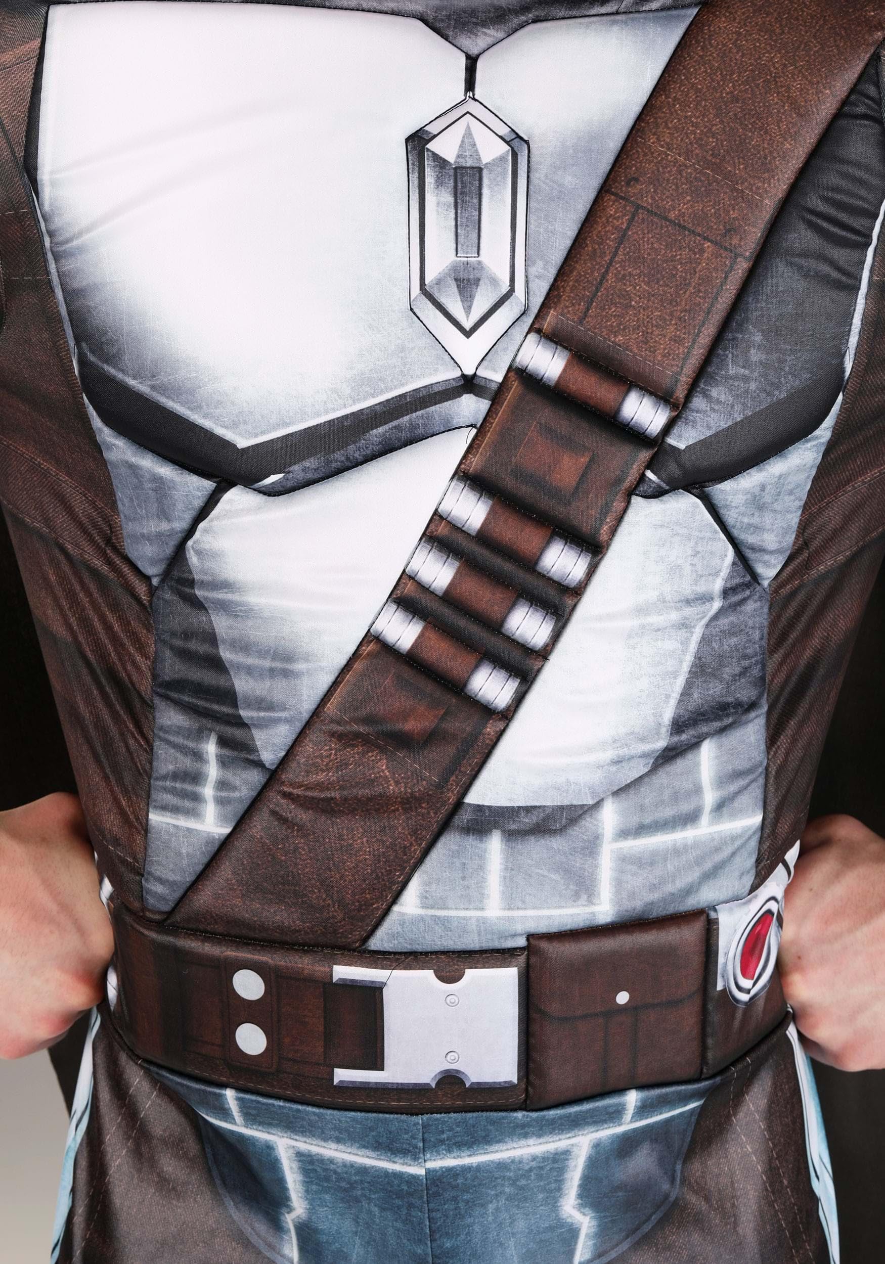 STAR WARS Deluxe kostium mandaloriański dla dorosłych, męski kostium na Halloween, oficjalna licencja