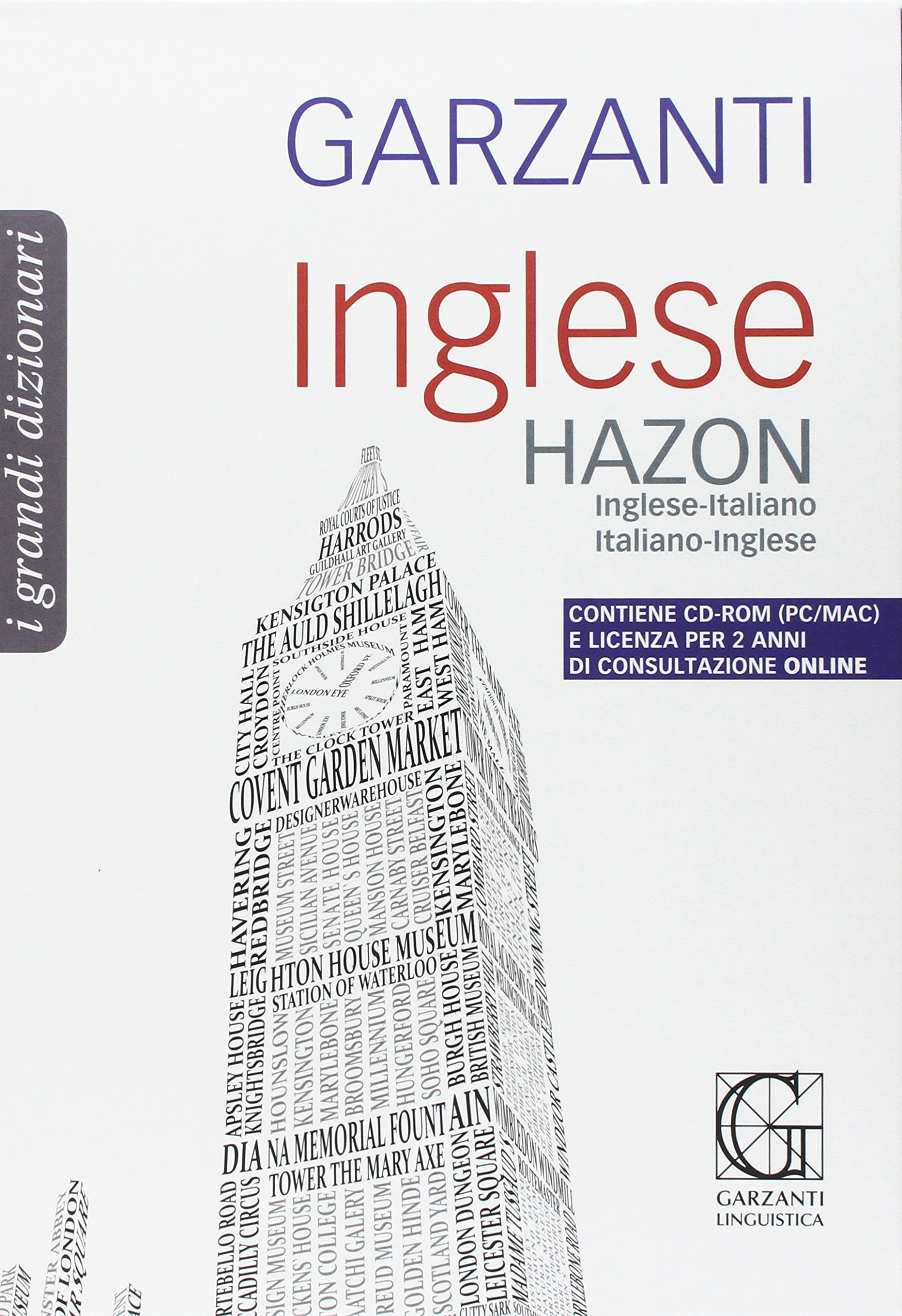 Dizionario di inglese. Inglese-italiano%ｶﾝﾏ% italiano-inglese Dizionario inglese Hazon. Inglese-italiano, italiano-inglese
