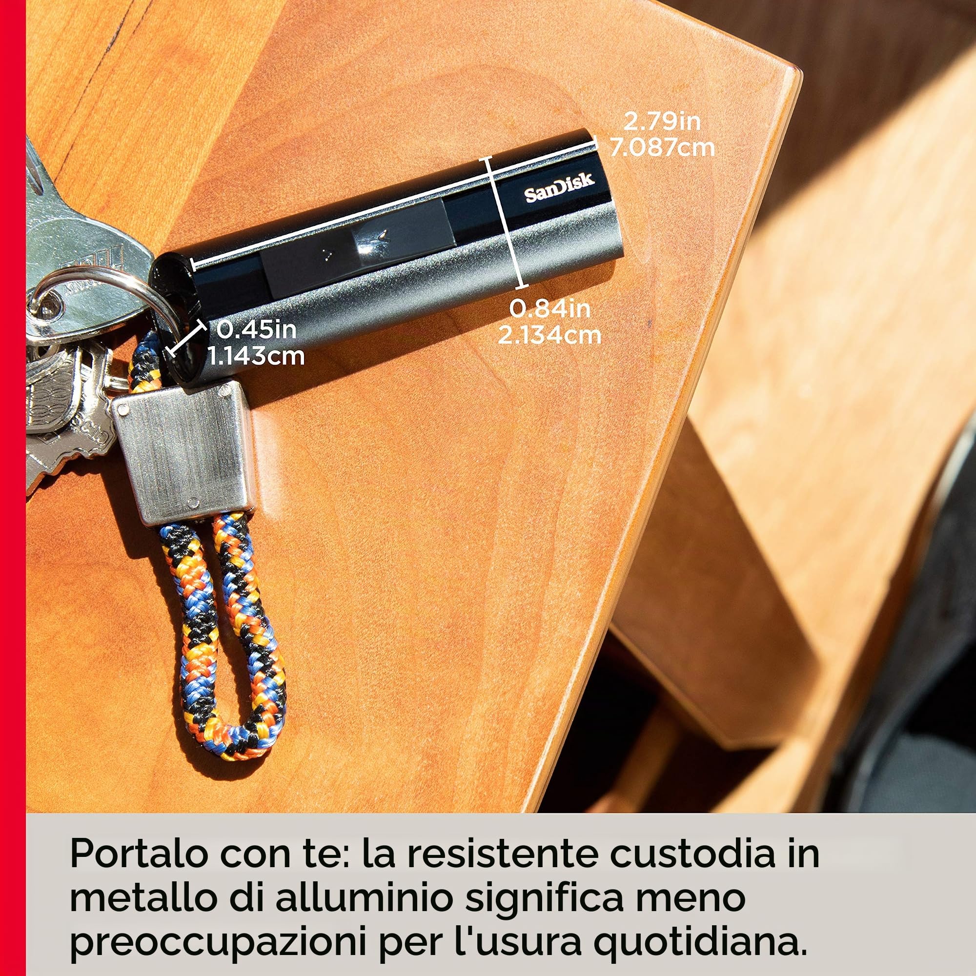 SanDisk Extreme PRO SDCZ880-128G-GAM46 - Chiavetta USB 3.2 da 128 GB