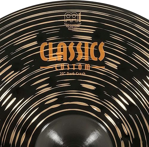 Vista 52 de Classics Custom Dark Thin 16" Crash Platillo para batería - Fabricado en Alemania - Bronce B12, 2 años de garantía