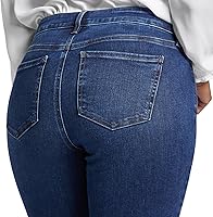Vista 7 de NYDJ Barbara - Pantalones de mezclilla para mujer con ajuste Bootcut