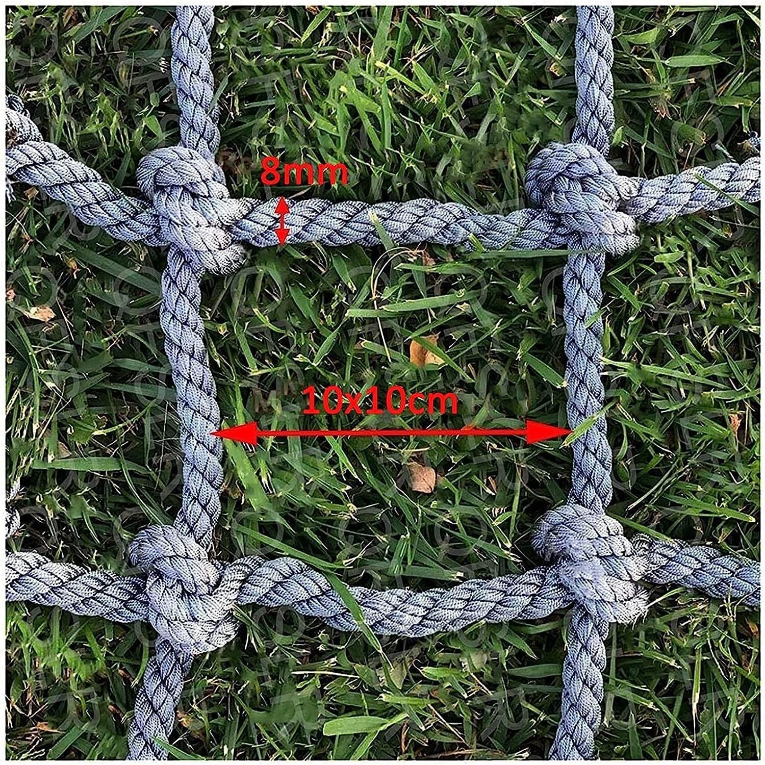 JSY Kids Climbing Safety Net - 2x3m Portable Anti-Fall Rope Net for Balcony, Stairs, Playground & Obstacle Course - Child Safety Protection Climbing Frame