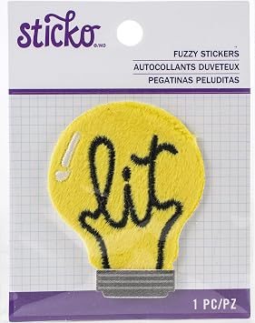 Sticko Sticker Fuzzy-Lit Bulb 52-45130, Other