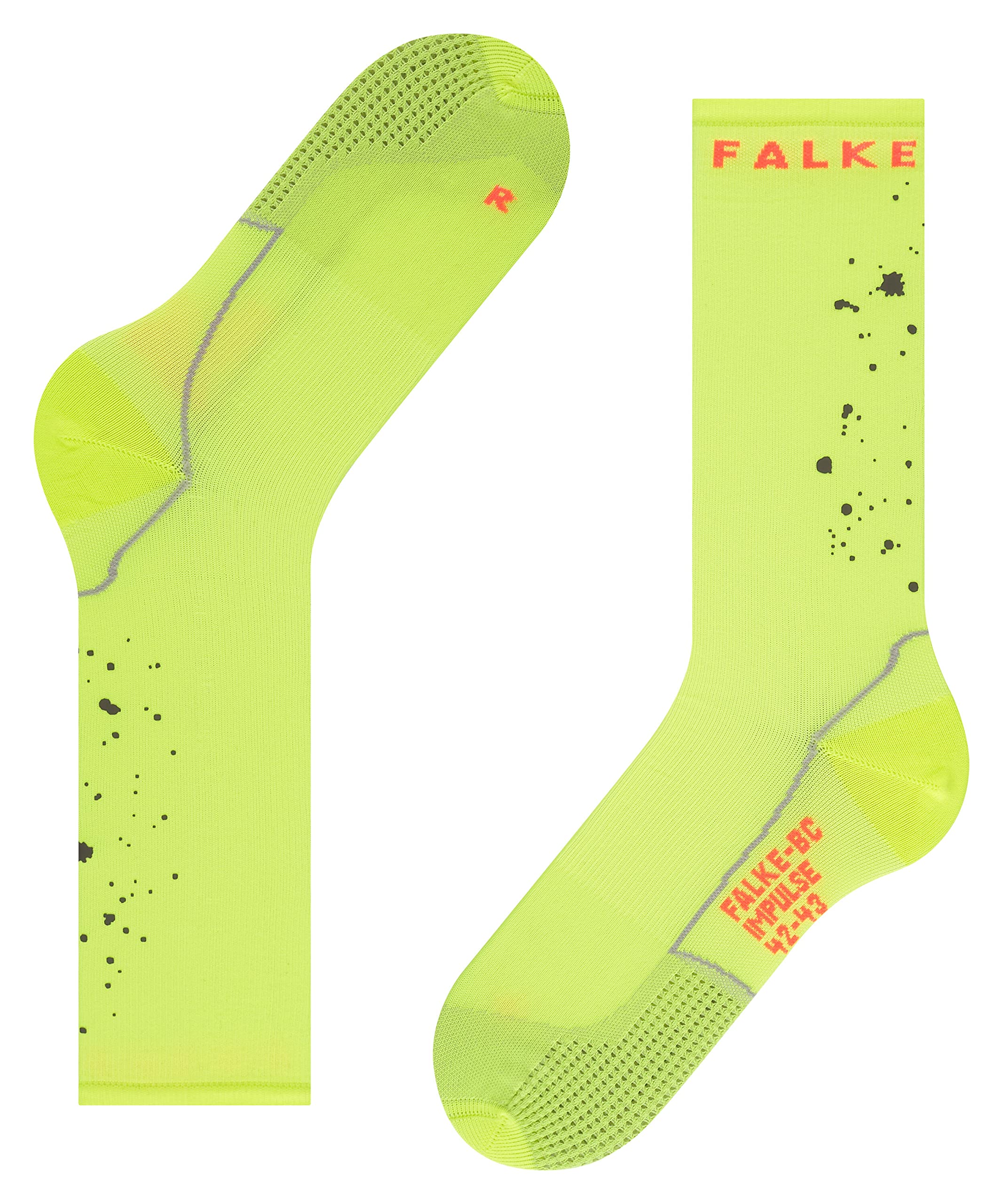 FALKE Bc Impulse Splashes Calcetines de bicicleta Unisex adulto (Pack de 1)