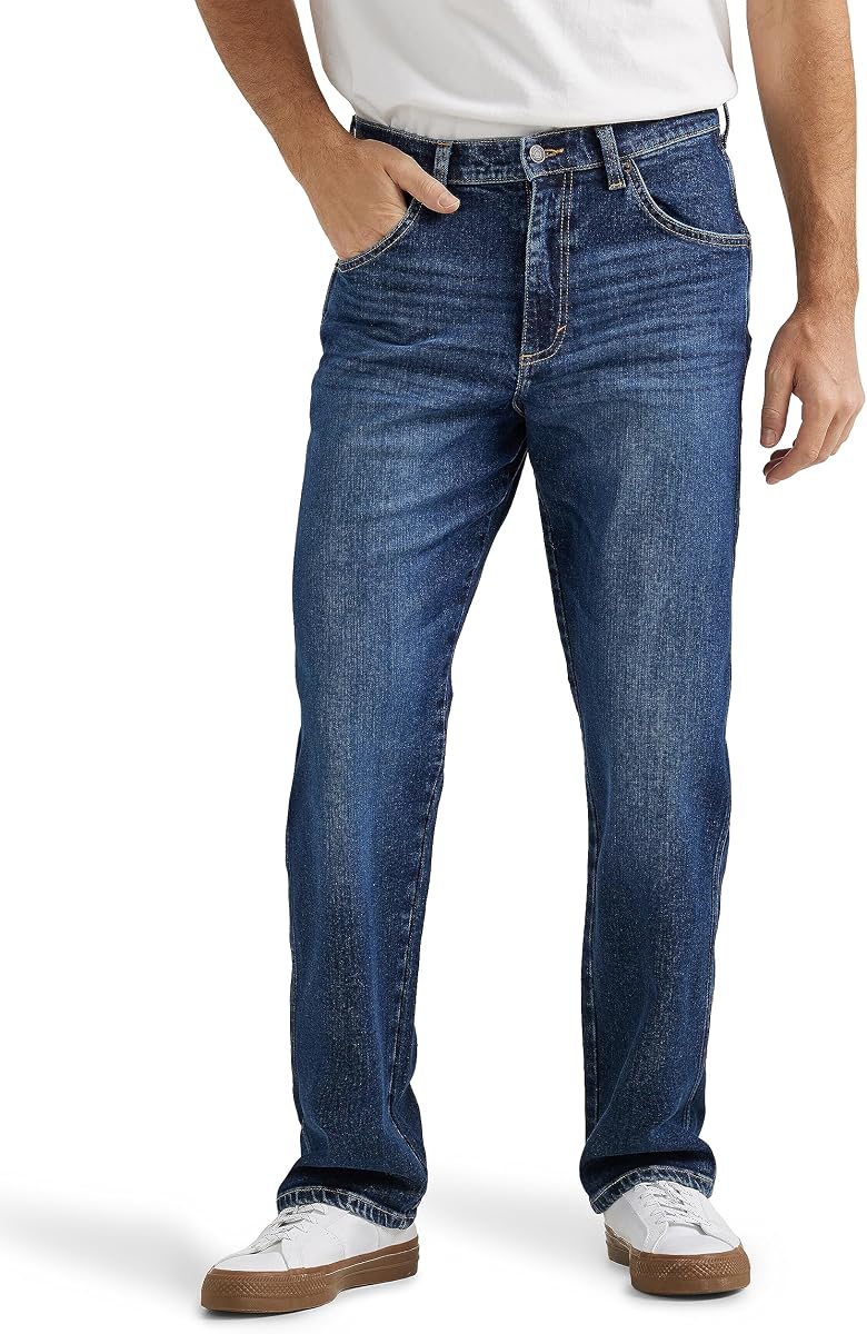Wrangler Jean de Ajuste Relajado y elástico para Hombre