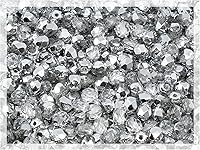 Vista 22 de Mezcla de 280 cuentas de cristal checo facetadas redondas de 0.9 oz (25 g) de 0.157 in, tonos dorados