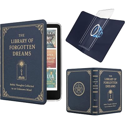 Magnetic Detachable Book Cover Case for 6.8" Kindle Paperwhite (11th Generation-2021) and Kindle Paperwhite Signature Edition, Slim PU Leather Case with Auto Wake/Sleep (Magic)