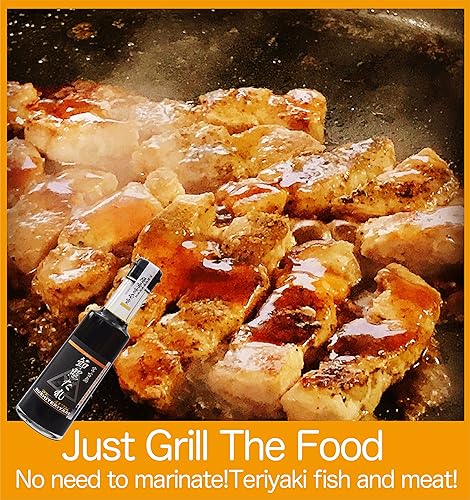 Vista 7 de Salsa Teriyaki Premium 0%Fat Salsa local de Okinawa Disfruta del aroma fresco de YUZU (cítricos de Okinawa) puedes cocinar tus platos japoneses