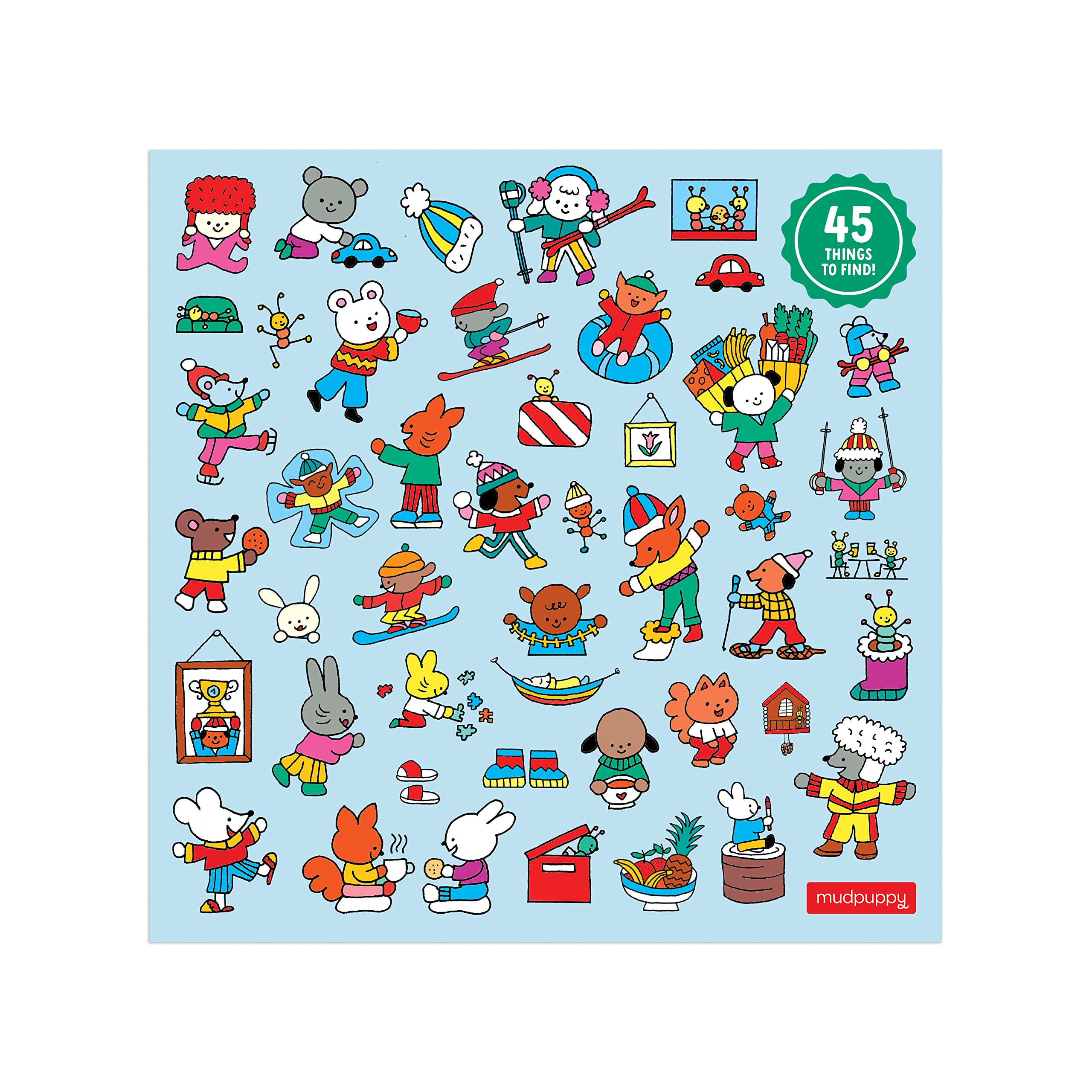 Mudpuppy Winter Chalet 500 PC Search & Find Puzzle - Image 4