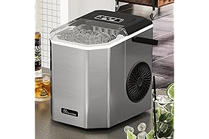 YITAHOME Smart Ice Maker Countertop: Crisp Nugget Ice Cubes in Minutes