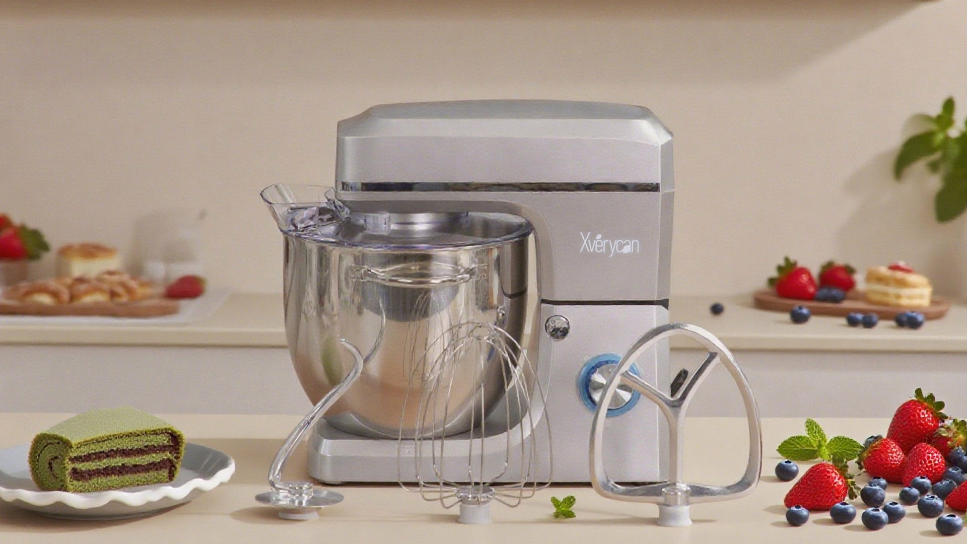 Amazon | Xverycan スタンドミキサー 10L 大容量 業務用 家庭用 6段階