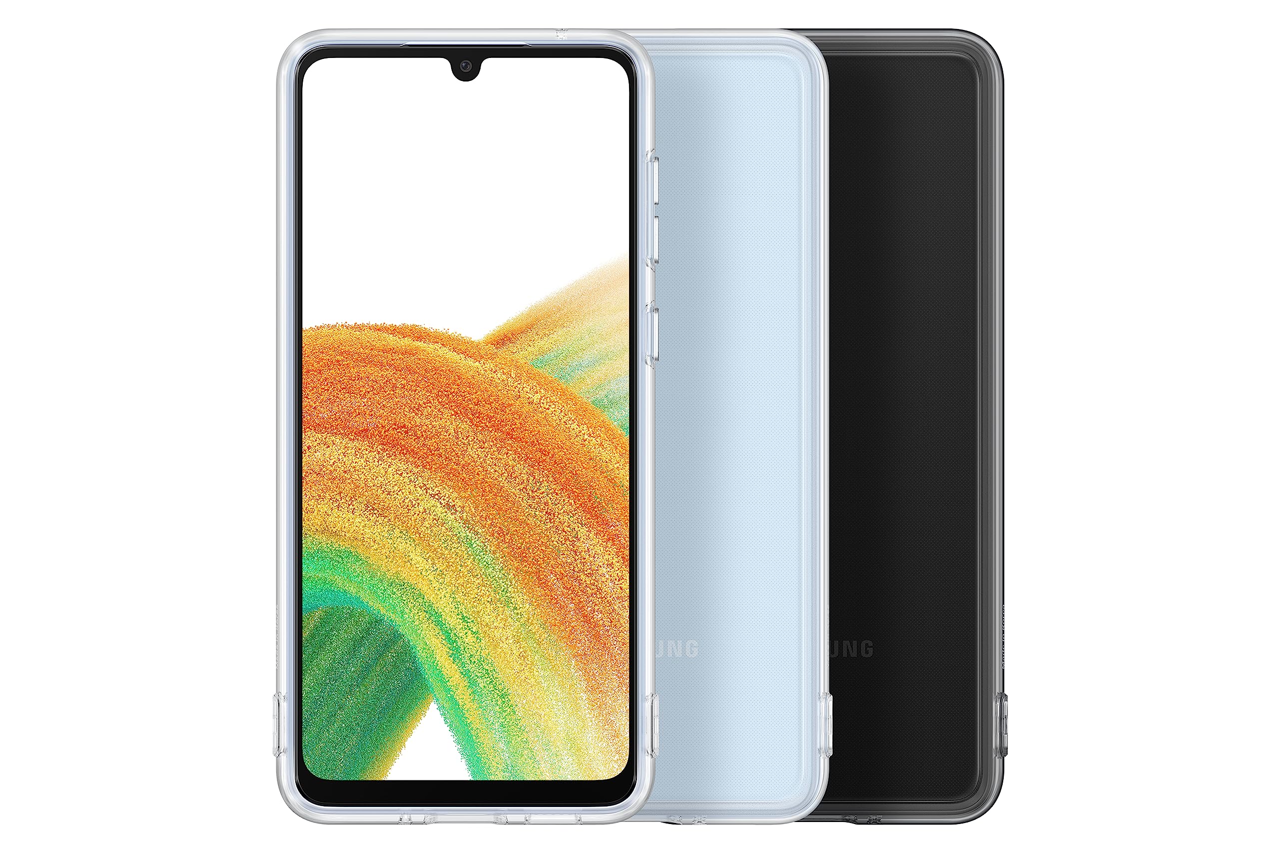 Samsung Soft Clear Cover custodia morbida per Galaxy A33 5G, Trasparente