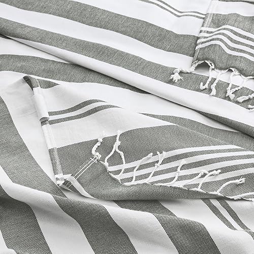 Miniatura 8 de Utopia Towels - Paquete de 4 toallas de playa turcas (40 x 72 pulgadas)  100% algodón de gran tamaño, sin arena, ligera y de secado rápido,