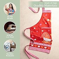 Vista 94 de Maison d' Hermine Delantal 100% de algodón para mujeres con bolsillo de cocina delantal de chef para hombres, decoración de Pascua