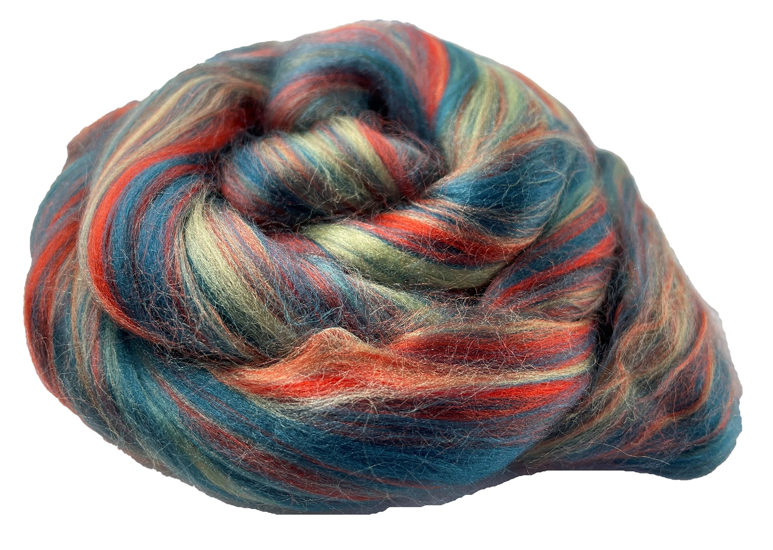 Bamboo Fibres (Choice of 5 Colours Each 25gms) for Felting, Spinning, Mixed Media etc (Teal Sheen)