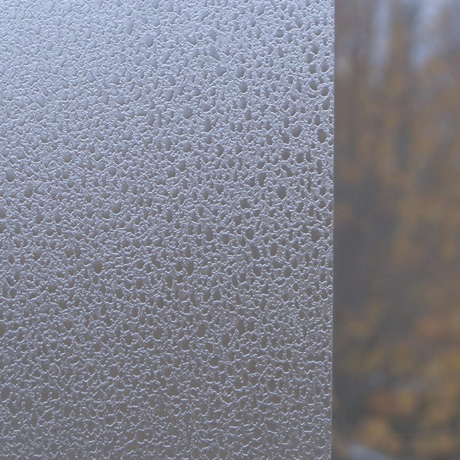 Venilia Vitrostatic 54342 Window Film Water Drops Privacy Film Frosted Glass Film Window Static Adhesive PVC Transparent 90 cm x 1.5 m 200 µm (Thickness 0.2 mm)