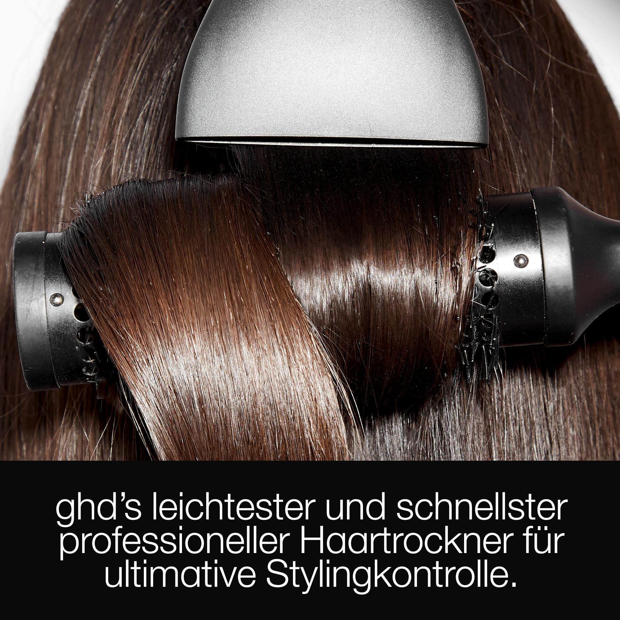 ghd helios Geschenkset mit einem Diffusor und der Ceramic Radial Brush Gr. 2