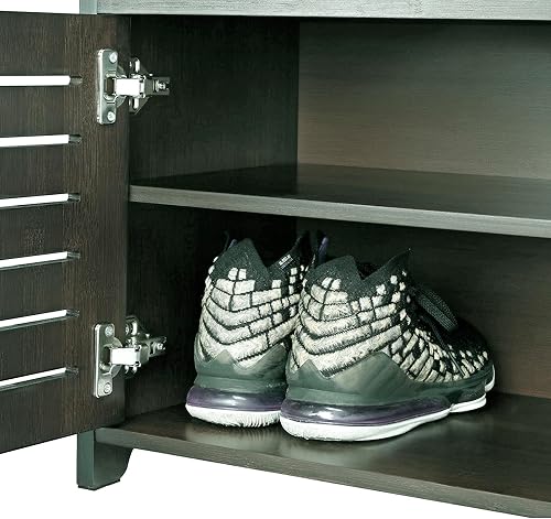 Miniatura 4 de Banco de almacenamiento de zapatos, zapatero de bambú, cojín suave para un estilo cómodo, perfecto para la entrada y la primera impresión (arqueado)