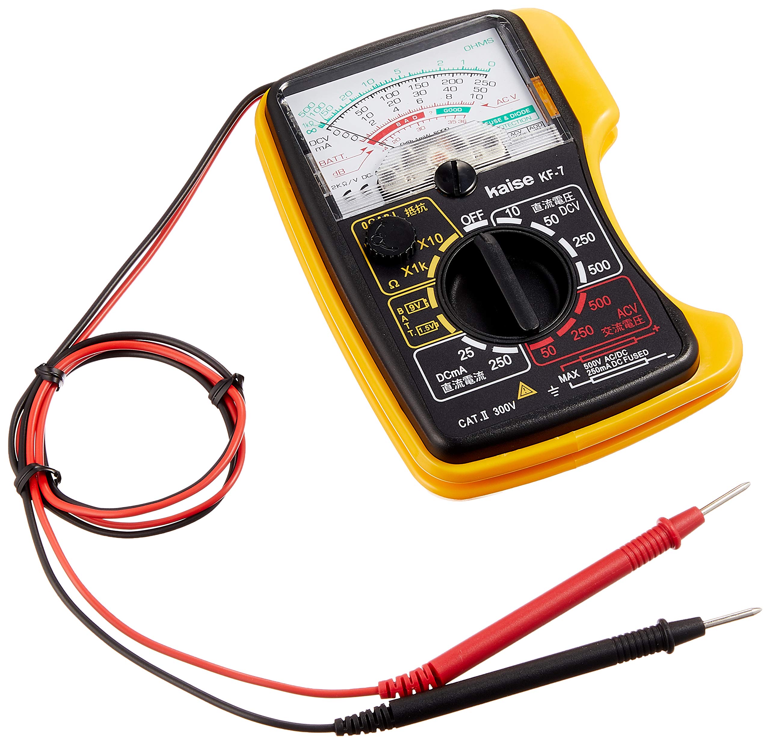 Amazon.co.jp: OHM アナログマルチテスター KF-7 (04-1869) : 産業