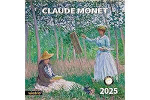 2024-2025 Wall Calendar with Monet Paintings
