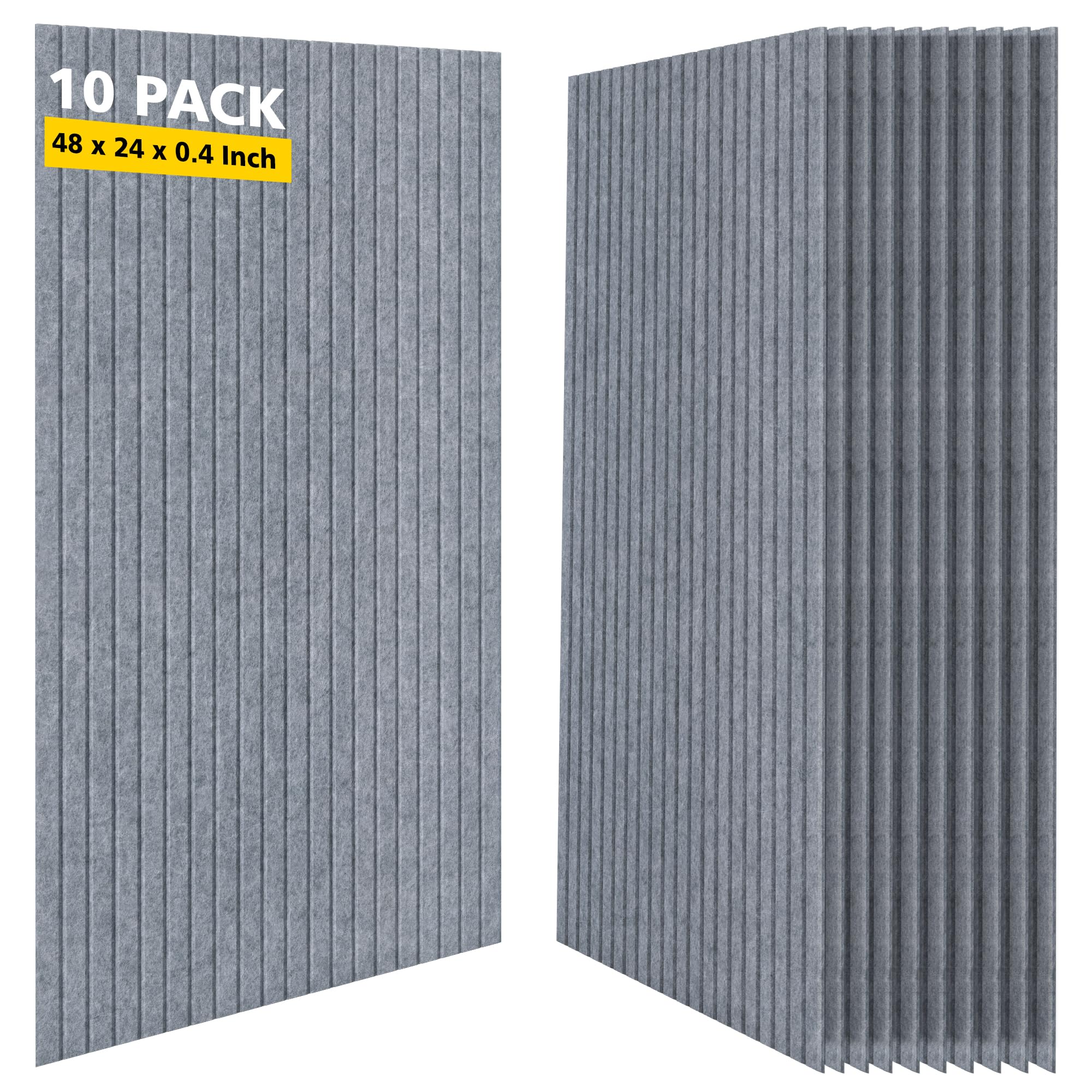 AUTORIFIC 10 Pack Slotted Acoustic Panels