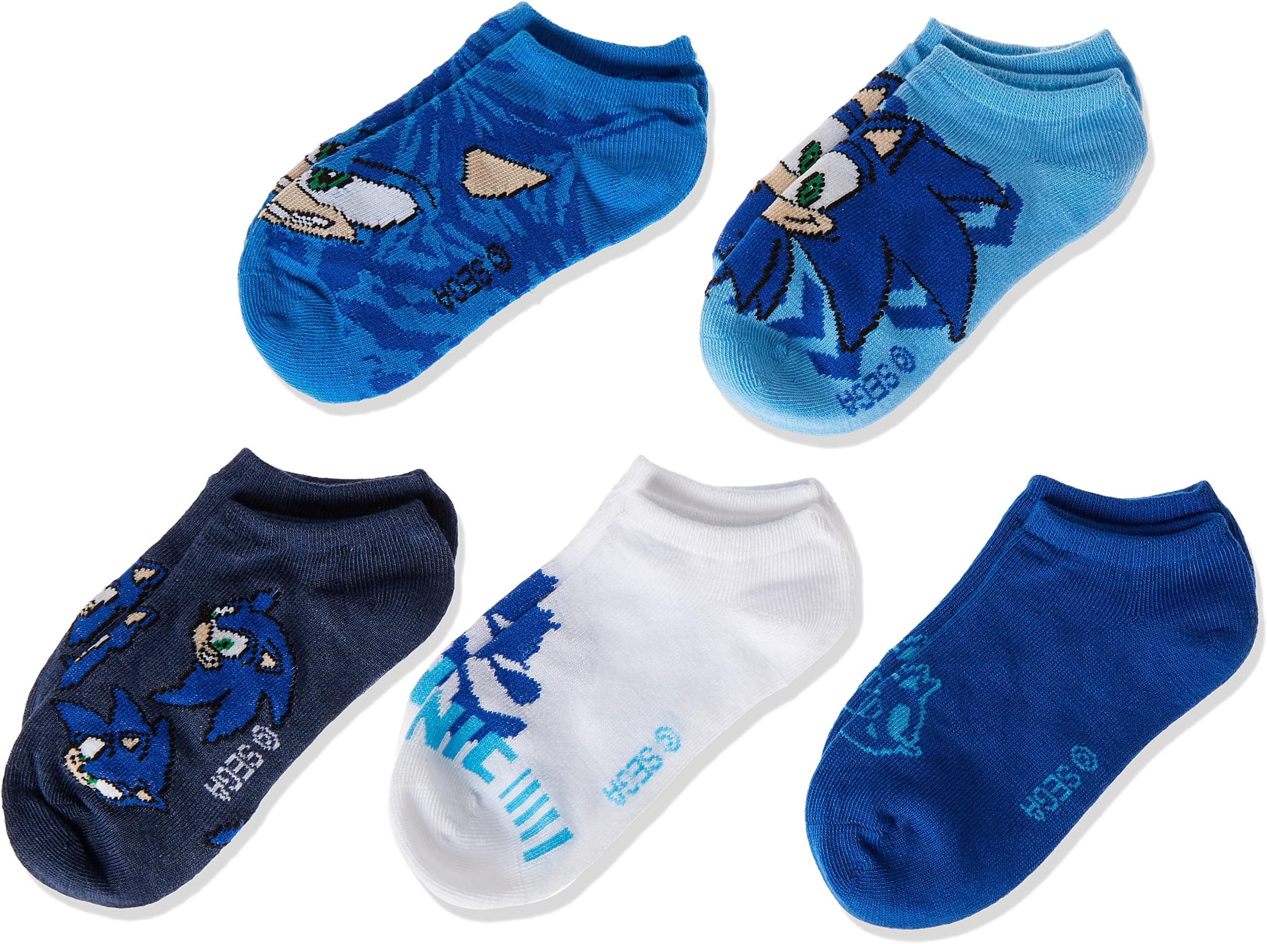 Boys 5 Pack No Show Socks Casual Sock