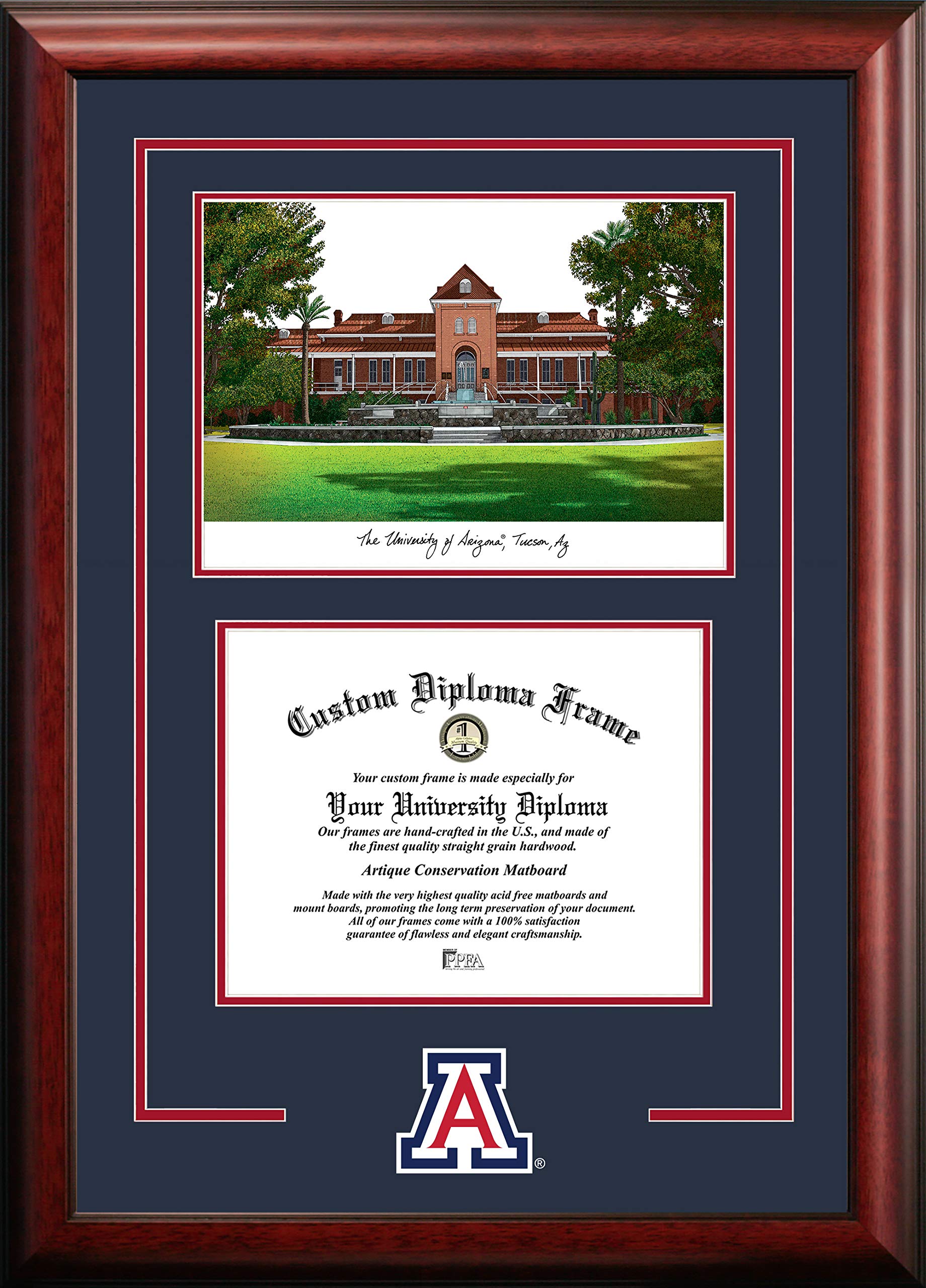 Campus Images University of Arizona Wildcats Spirit Graduate Frame
