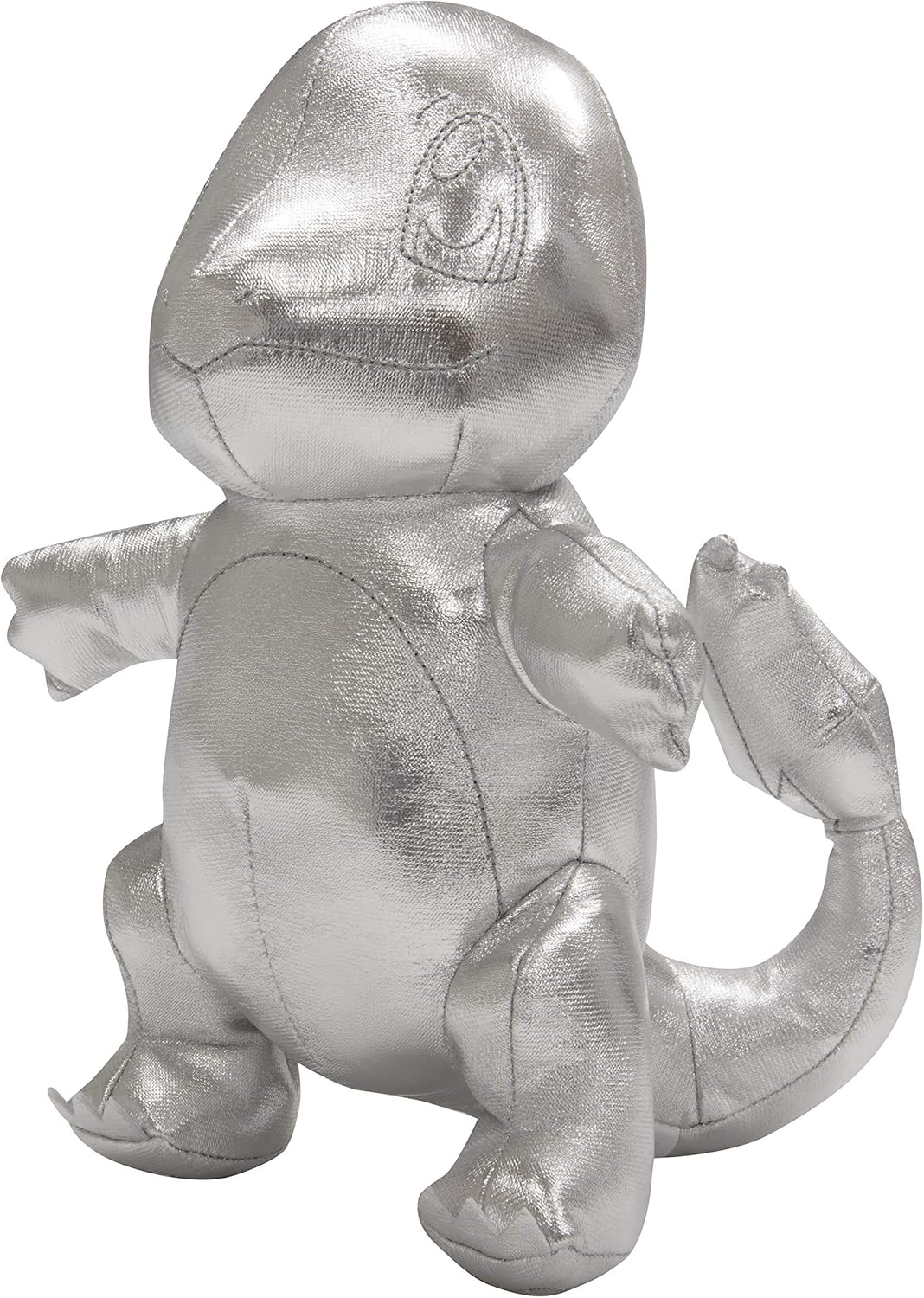 Pokemon 8" Silver Charmander 25th Anniversary Plush - Limited Edition - Officially Licensed - Authentic Stuffed Animal Toy Figure - Gift for Kids, Boys, Girls - 2+