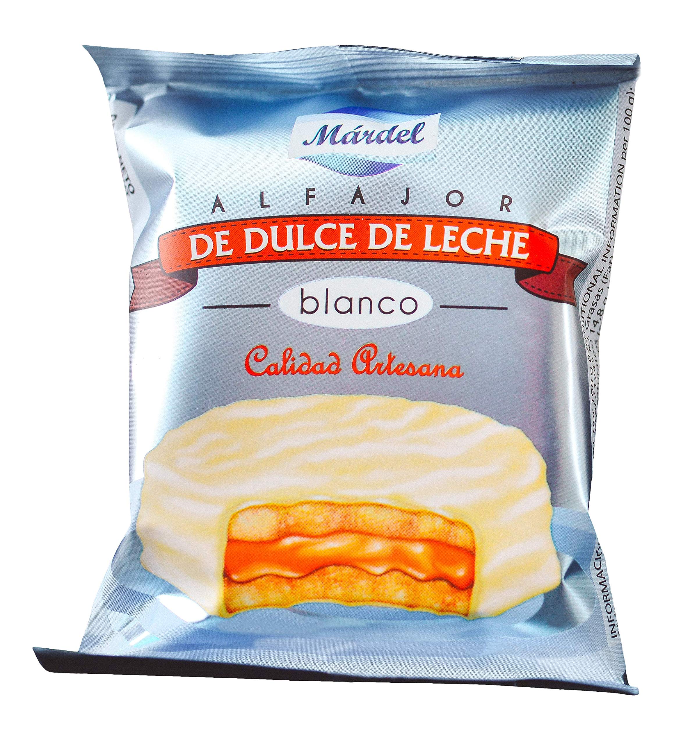 Alfajores Cioccolato Bianco e Dulce de Leche 6 scat/24 uni