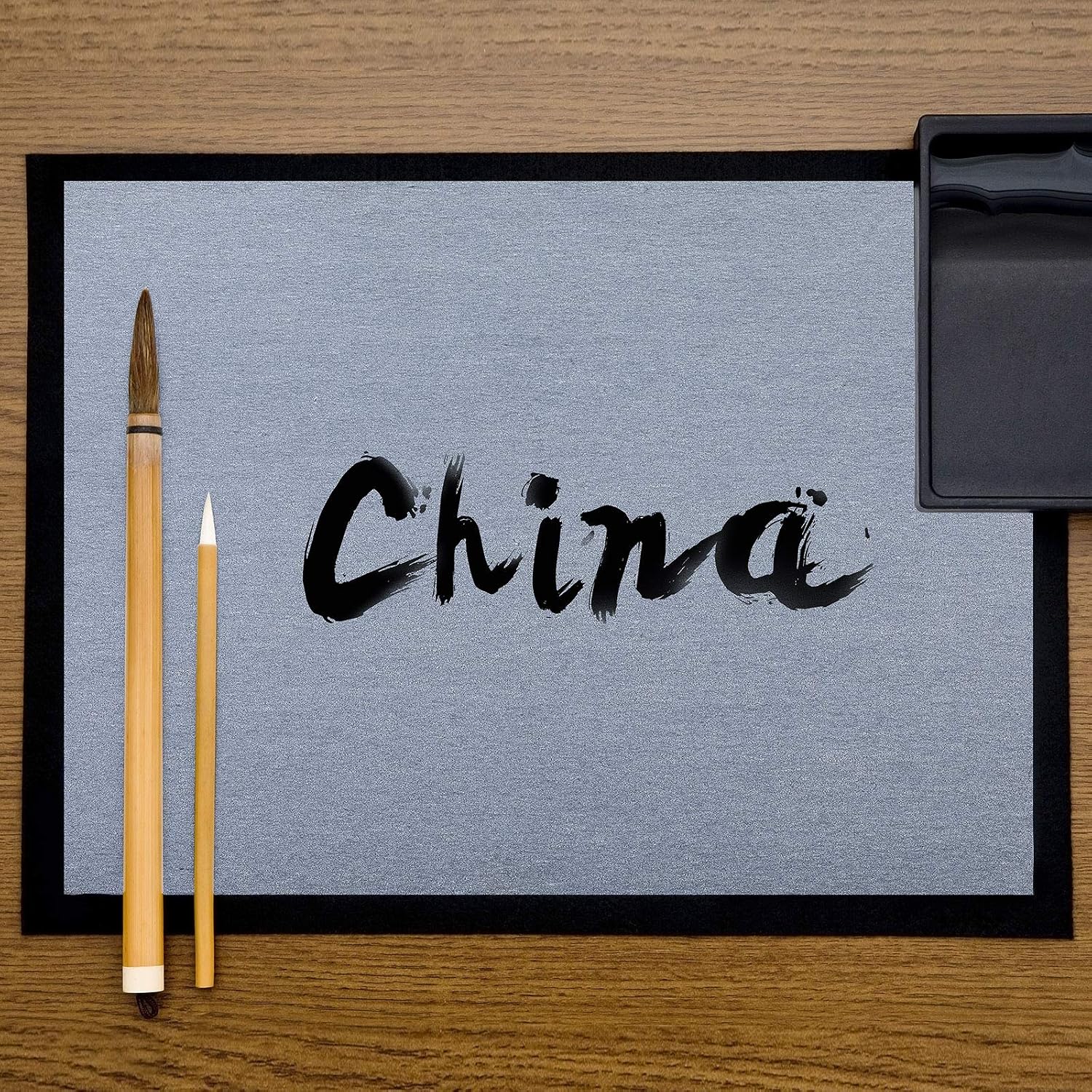 Dianelhall 6 Pieces Magic Canvas Paint with Water 17 x 13 Inches Reusable Water Drawing Writing Cloth Chinese Calligraphy Paper for Beginners Practicing