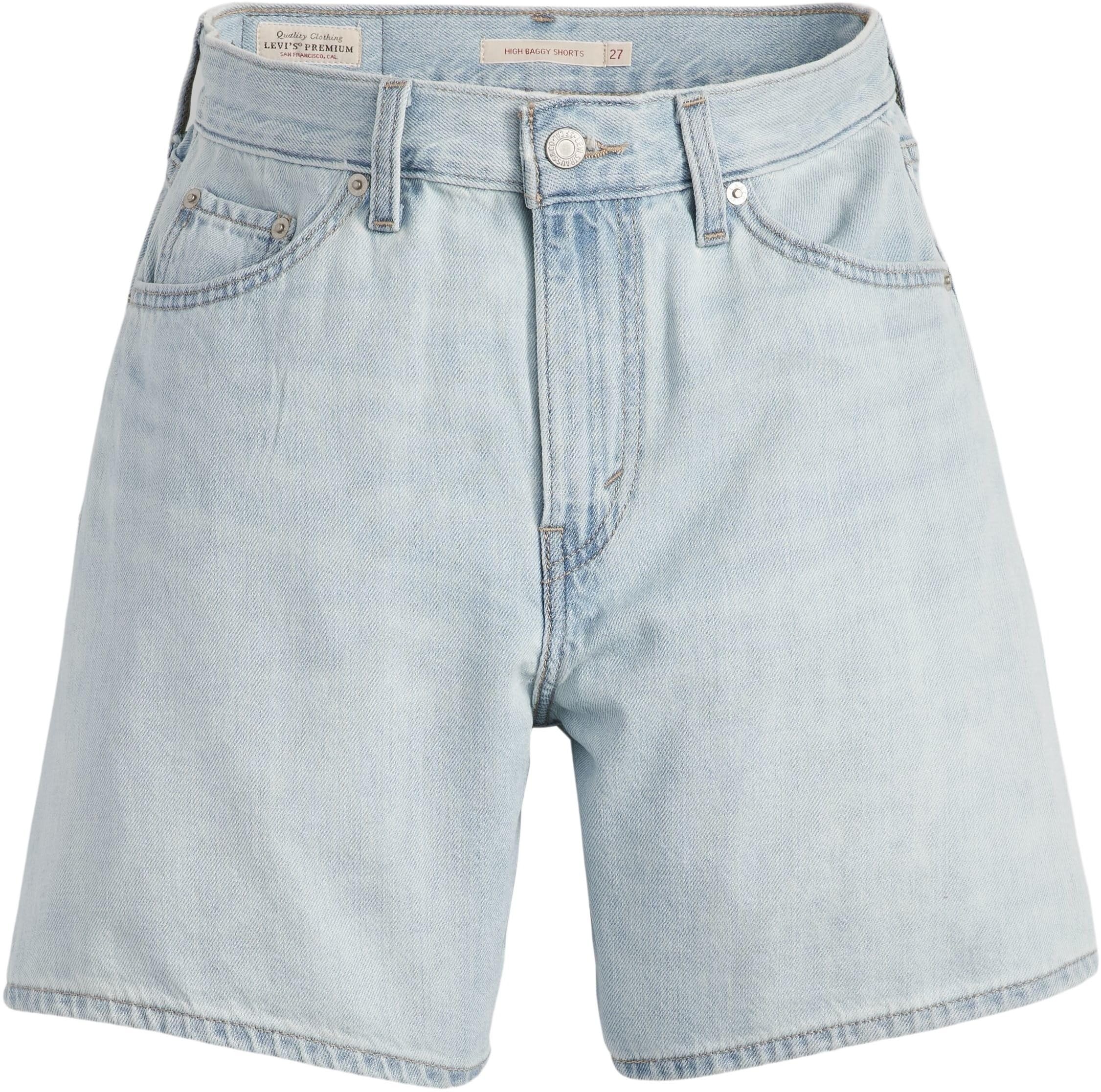 Levi's 501 Mid Thigh Short en Denim Femme