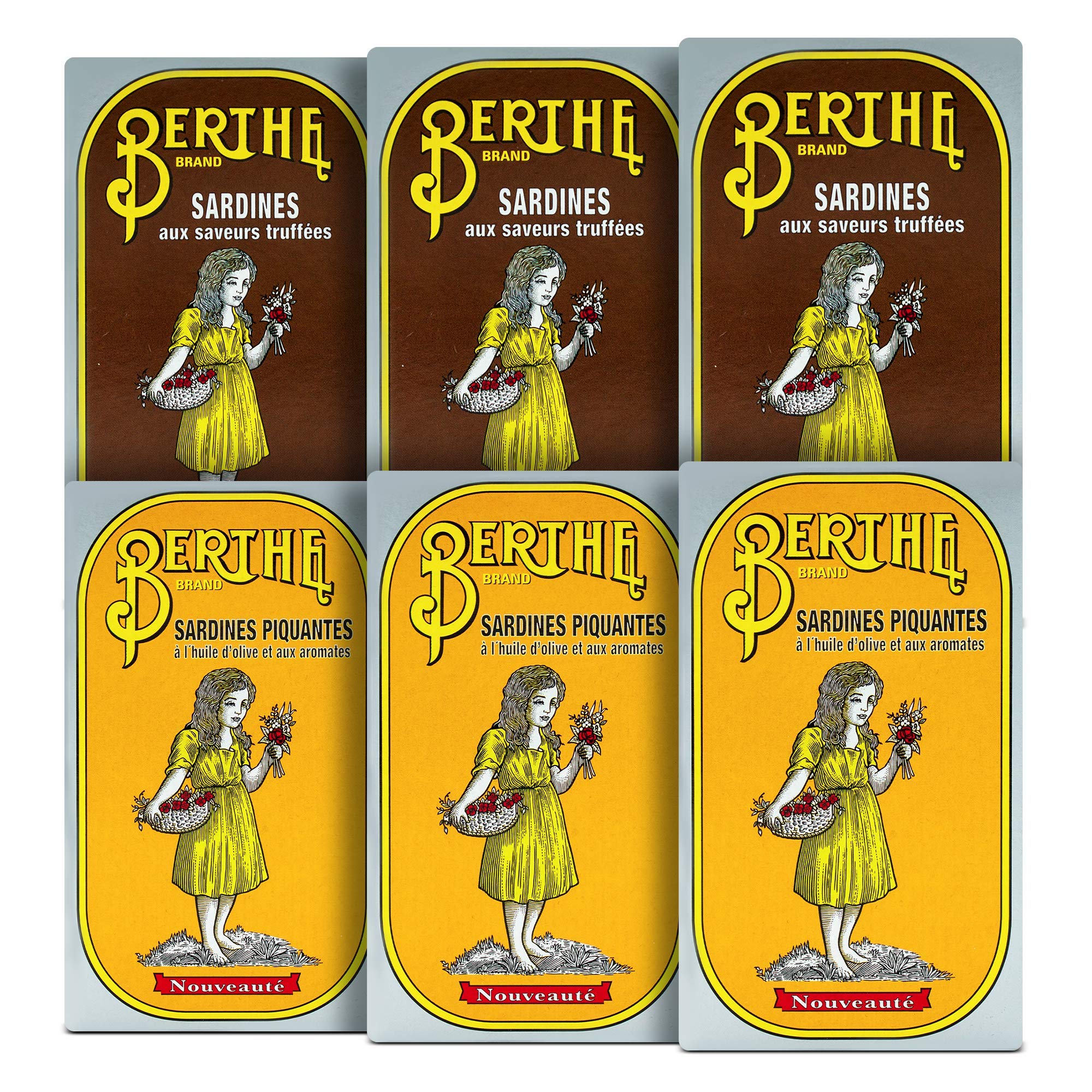 Portugiesische Sardinen Set | 6 x 125 g | Berthe | Ramirez | Portugal