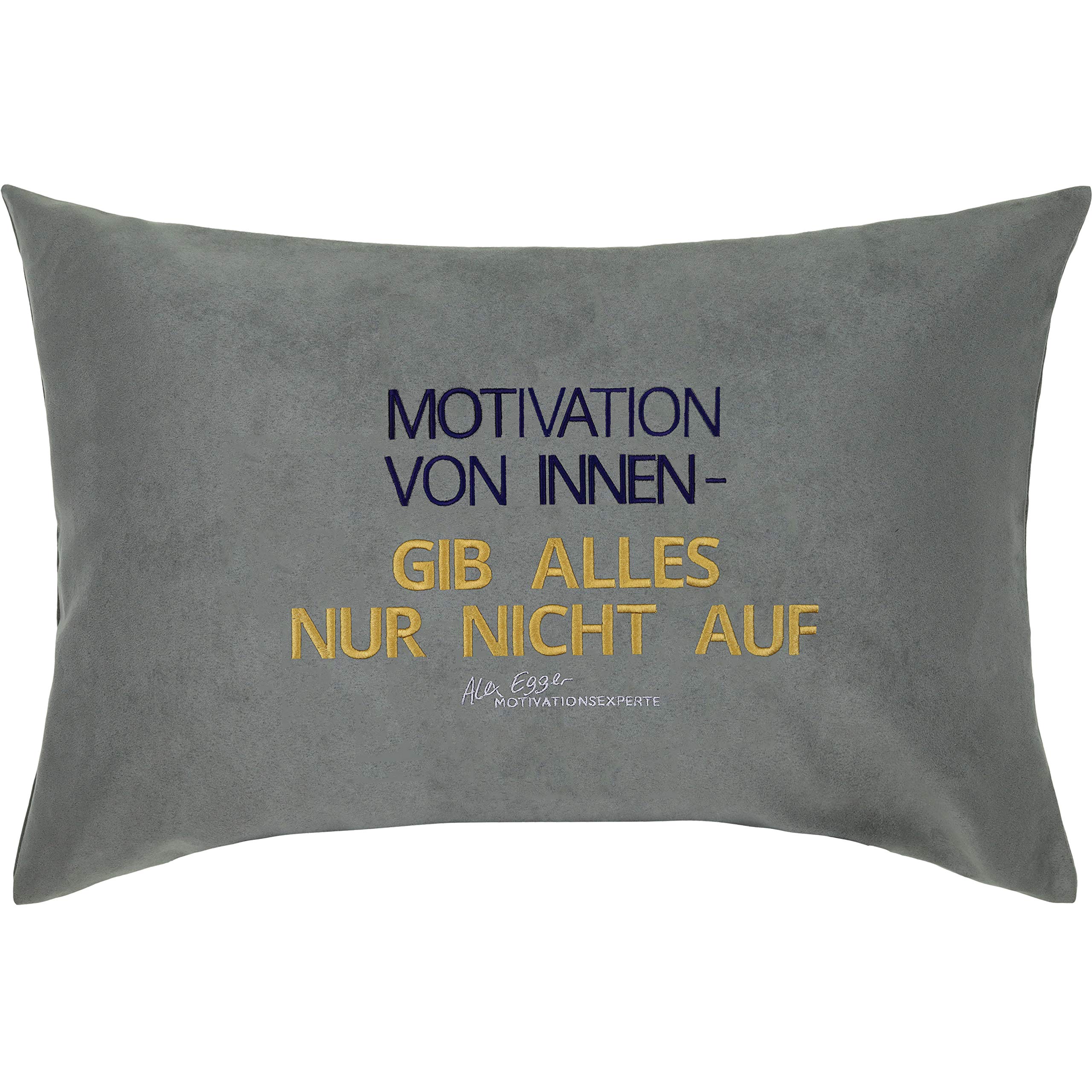 Coussin de motivation Alexander Egger le cadeau idéal pour colla-borateur