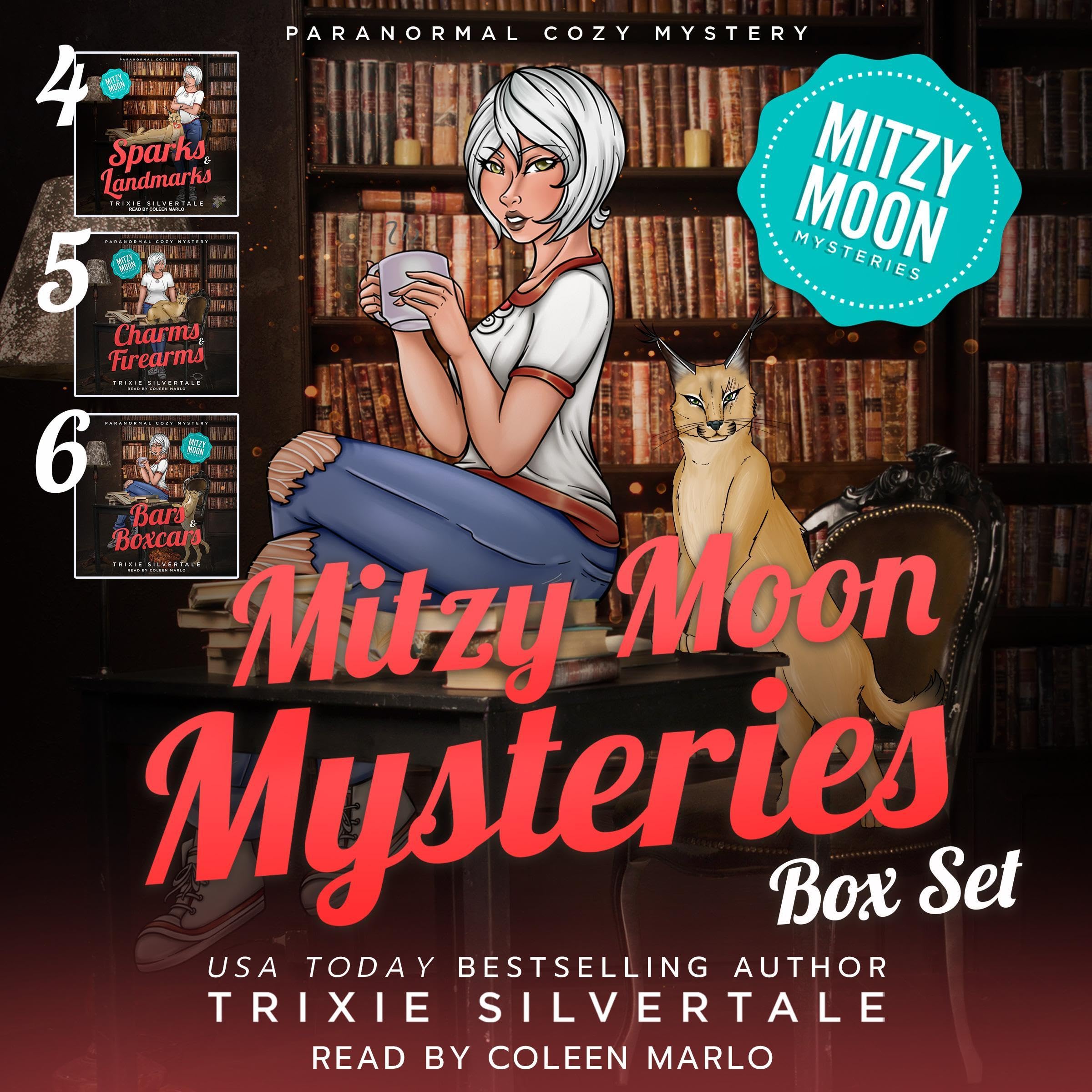 Cover art for Mitzy Moon Mysteries, Books 4-6