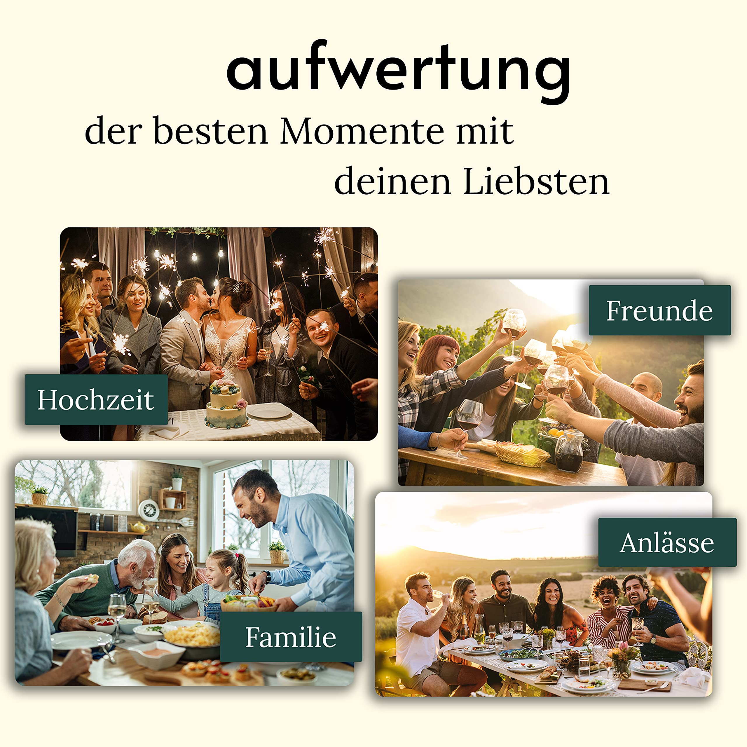 24 Nachhaltige Stoffservietten grau + Faltanleitungen I 45x45 cm I 100% Bio-Baumwolle - Aufwertung des Tisches für Anlässe und Alltag
