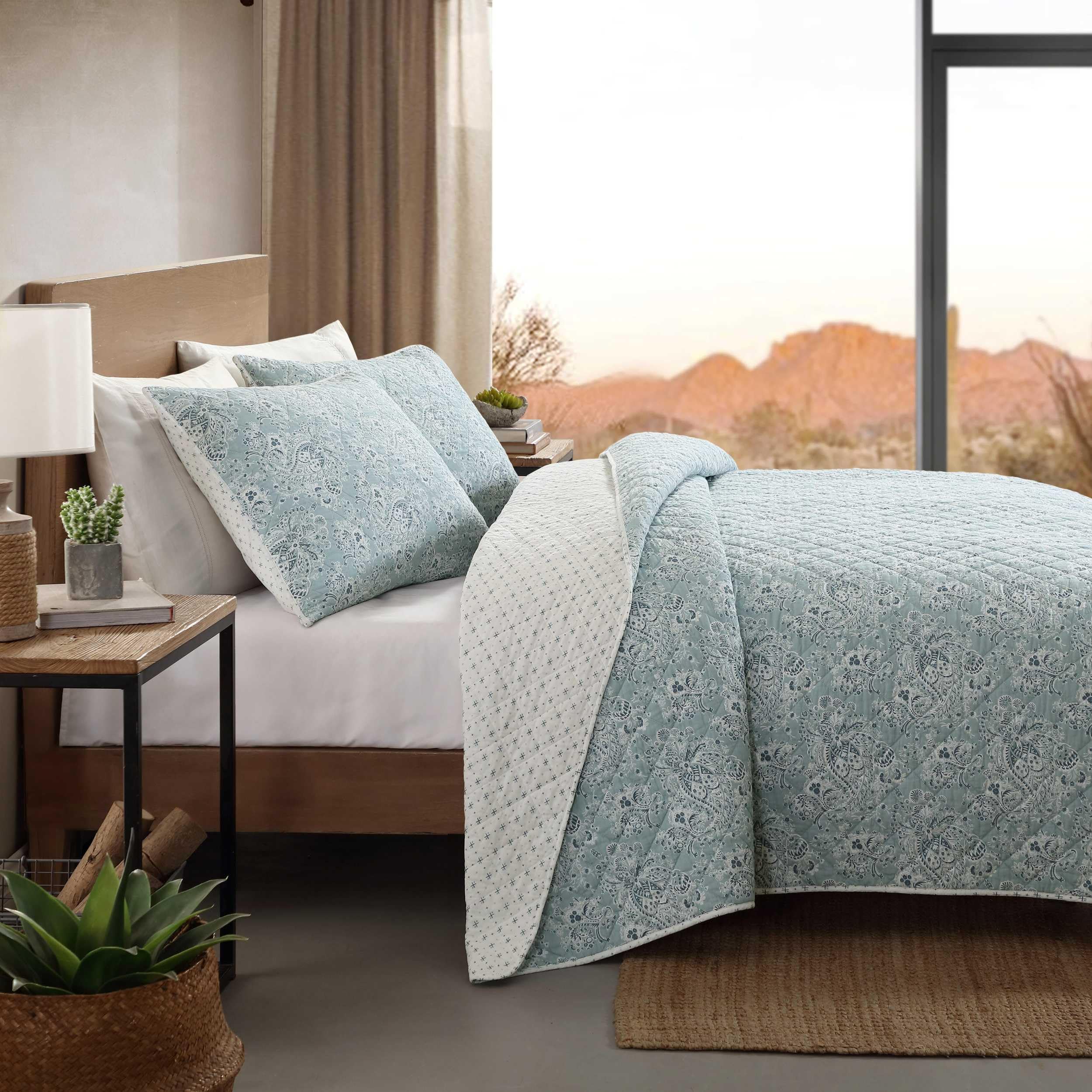 Wrangler - Set di lenzuola per letto matrimoniale, setoso e leggero, decorazione per la casa occidentale, ispirata a Yellowstone, certificato Oeko-Tex (Steer Skulls Grey, Queen