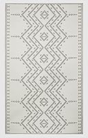 Vista 4 de Fab Habitat - Alfombra de exterior azteca, impermeable, resistente a la decoloración, sin arrugas, plástico reciclado de primera calidad, a rayas