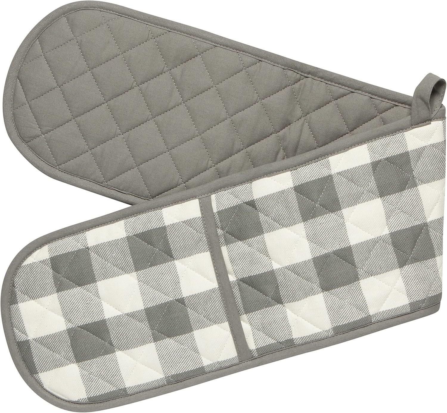 Now Designs Double Chef Mitt, Elm Green Buffalo Check